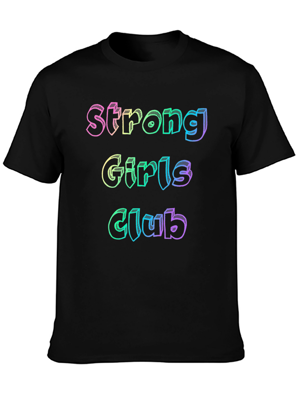 Strong Girls Club Black T-Shirt