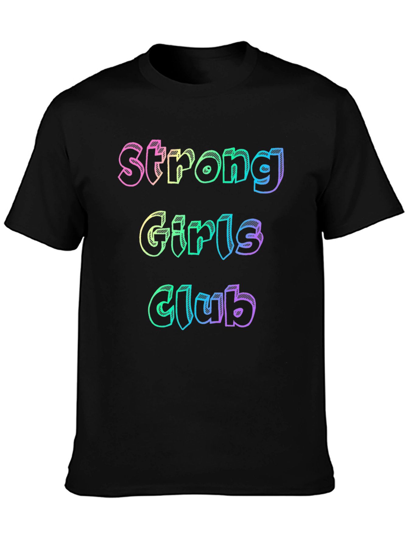 Strong Girls Club Black T-Shirt