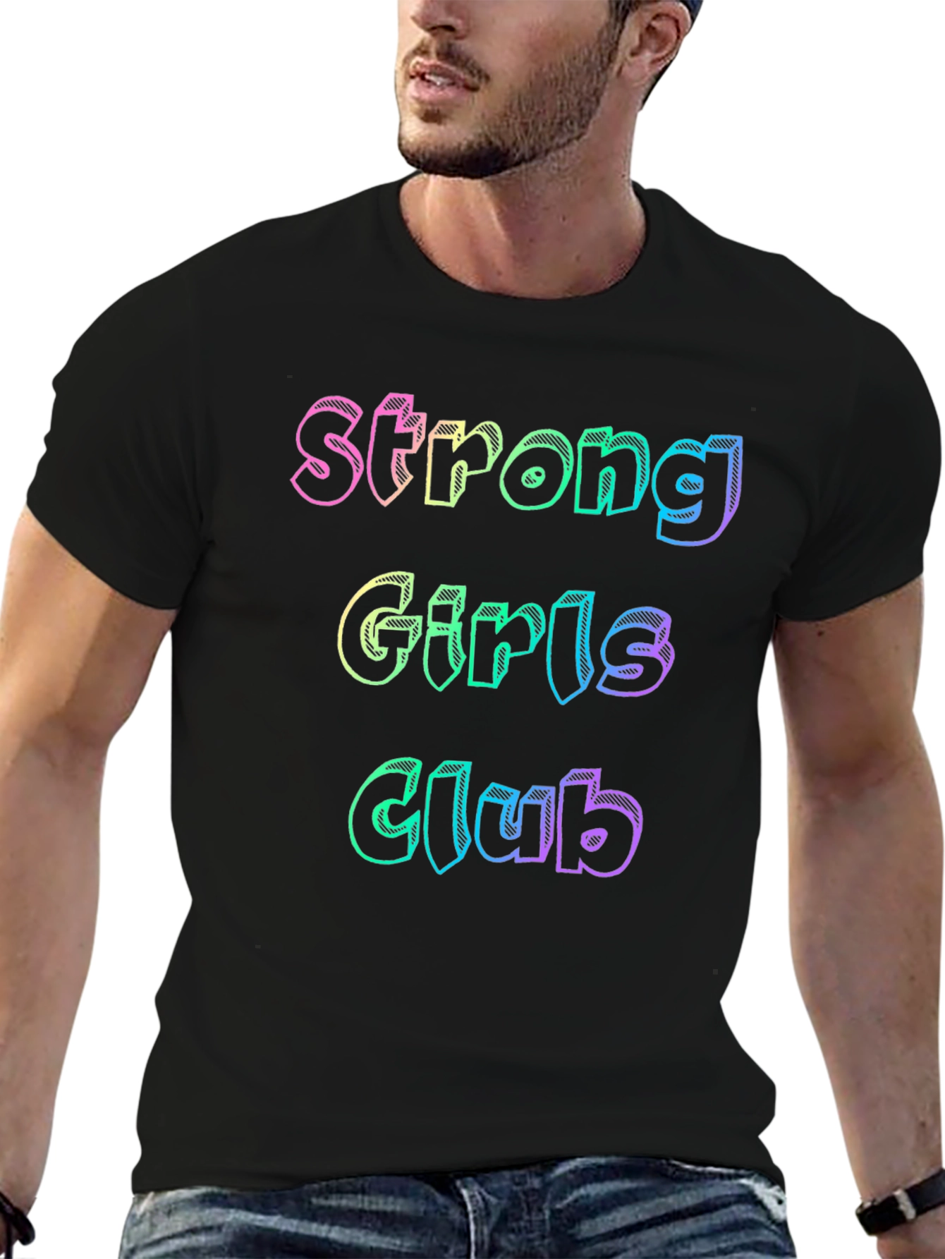 Strong Girls Club Black T-Shirt