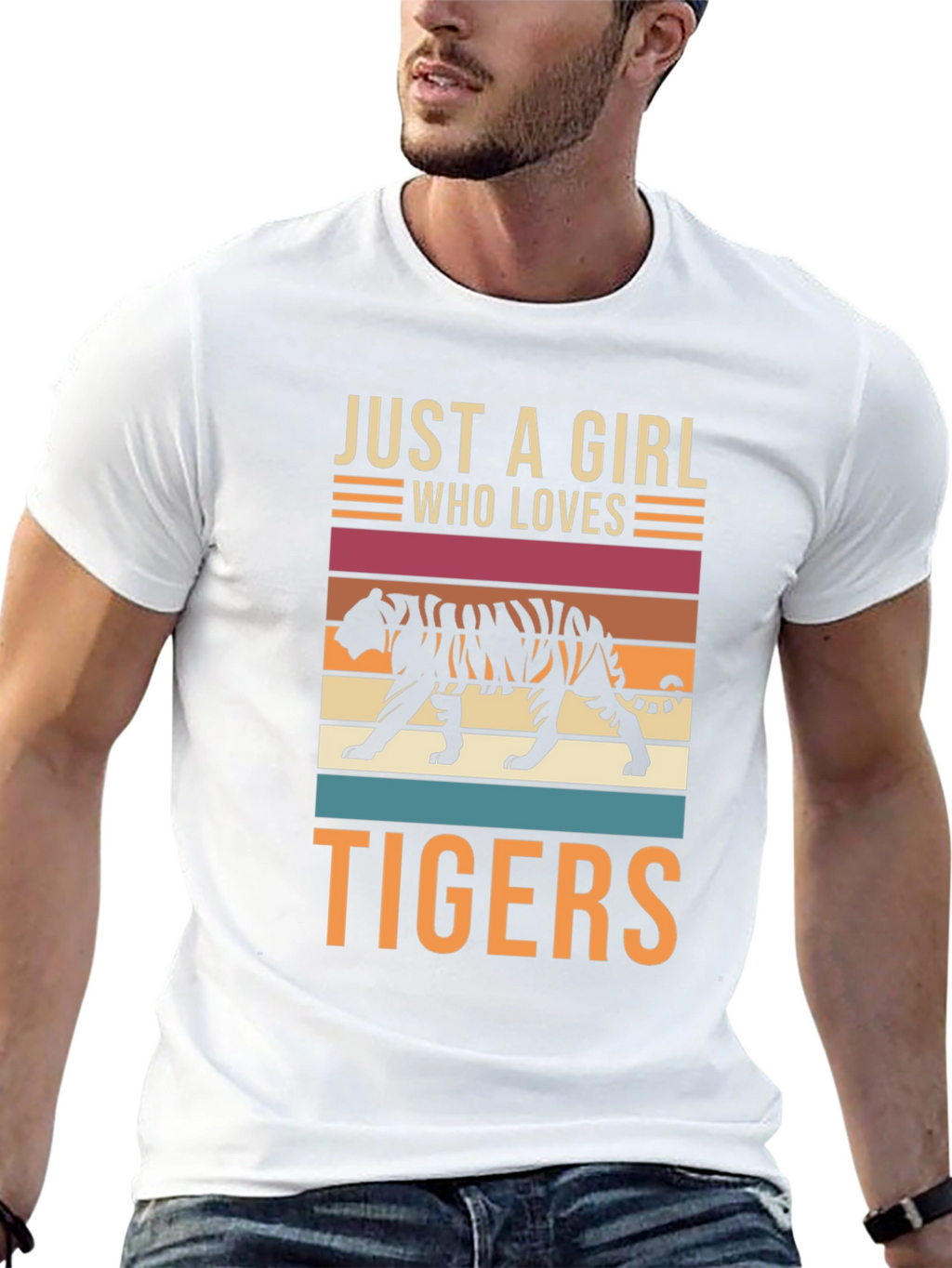 Just a Girl Who Loves Tigers T-Shirt