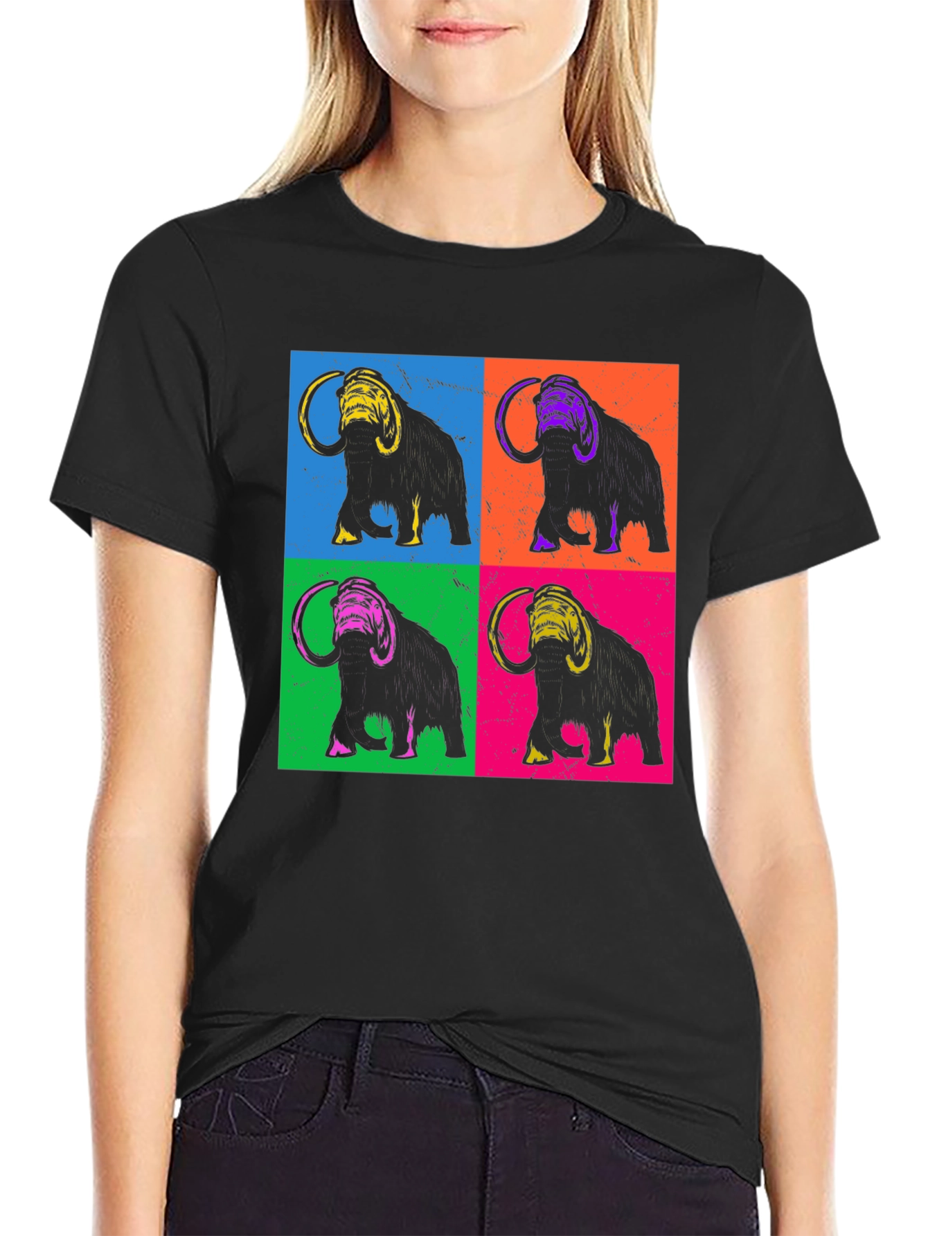 Retro Mammoth Graphic Tee