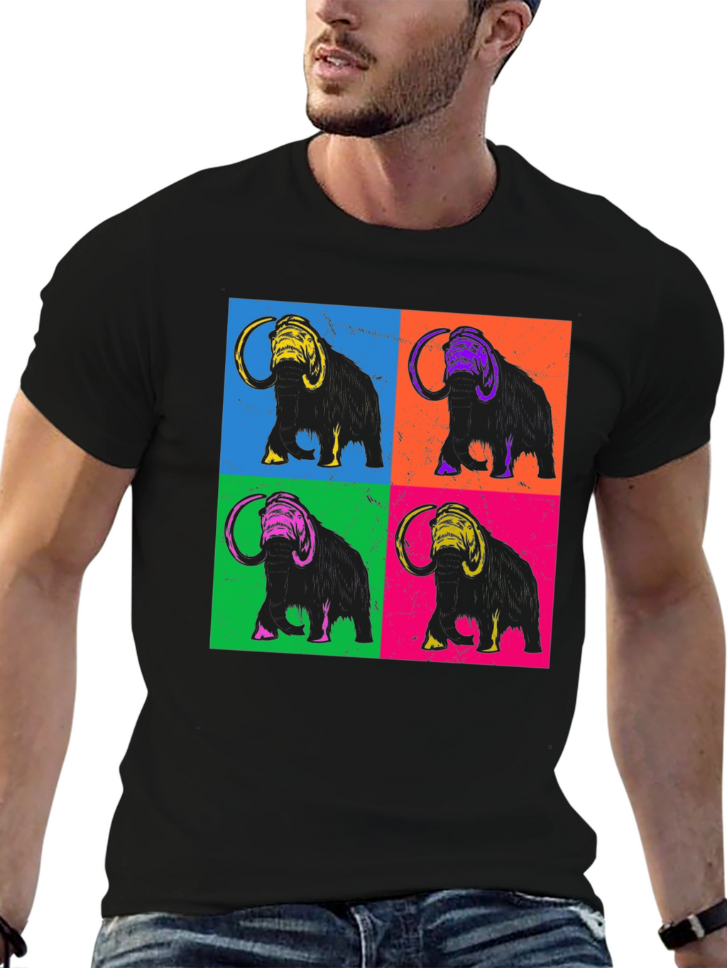 Retro Mammoth Graphic Tee