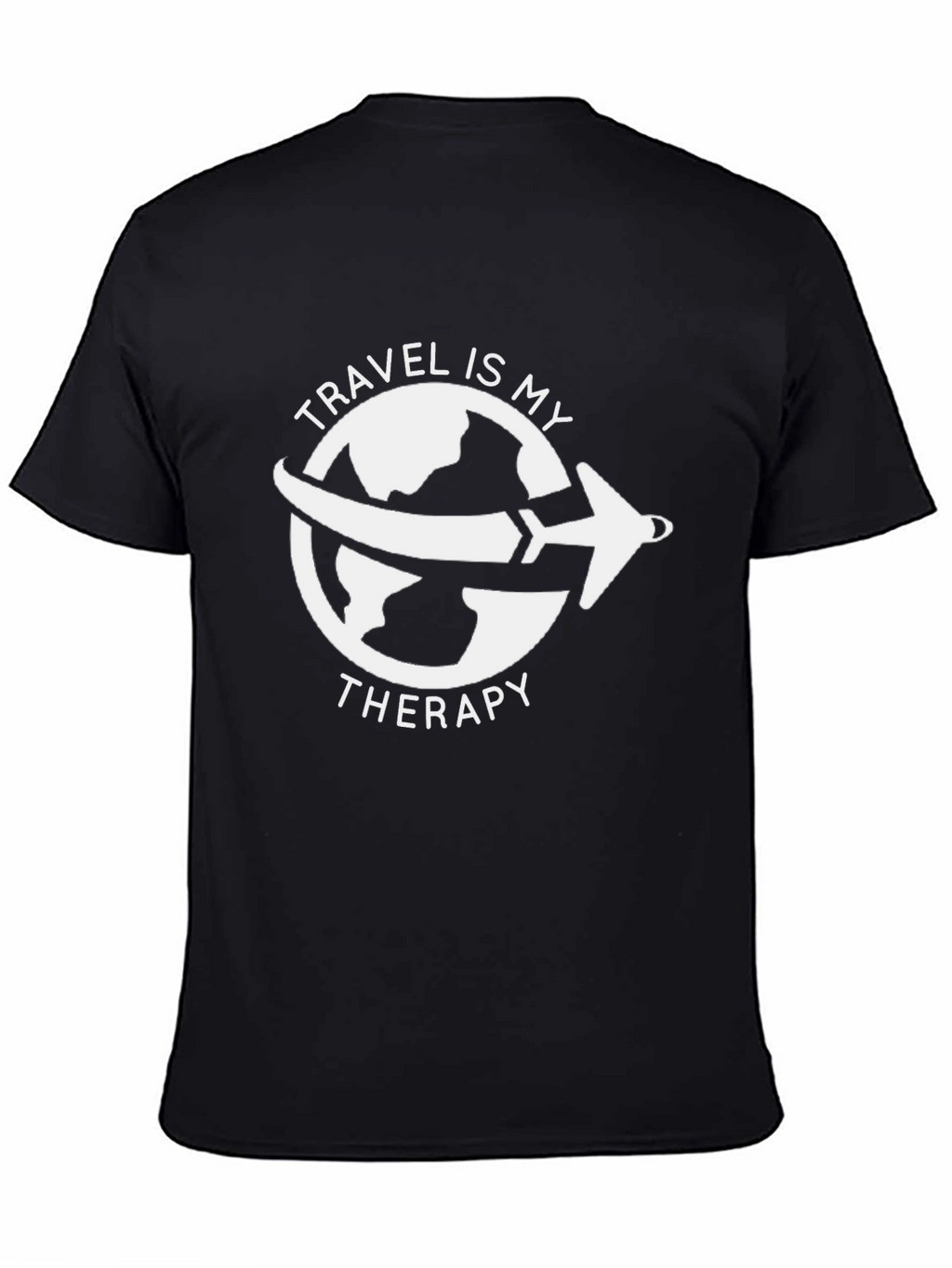 Travel Is My Therapy Graphic Tee - Adventure Shirt