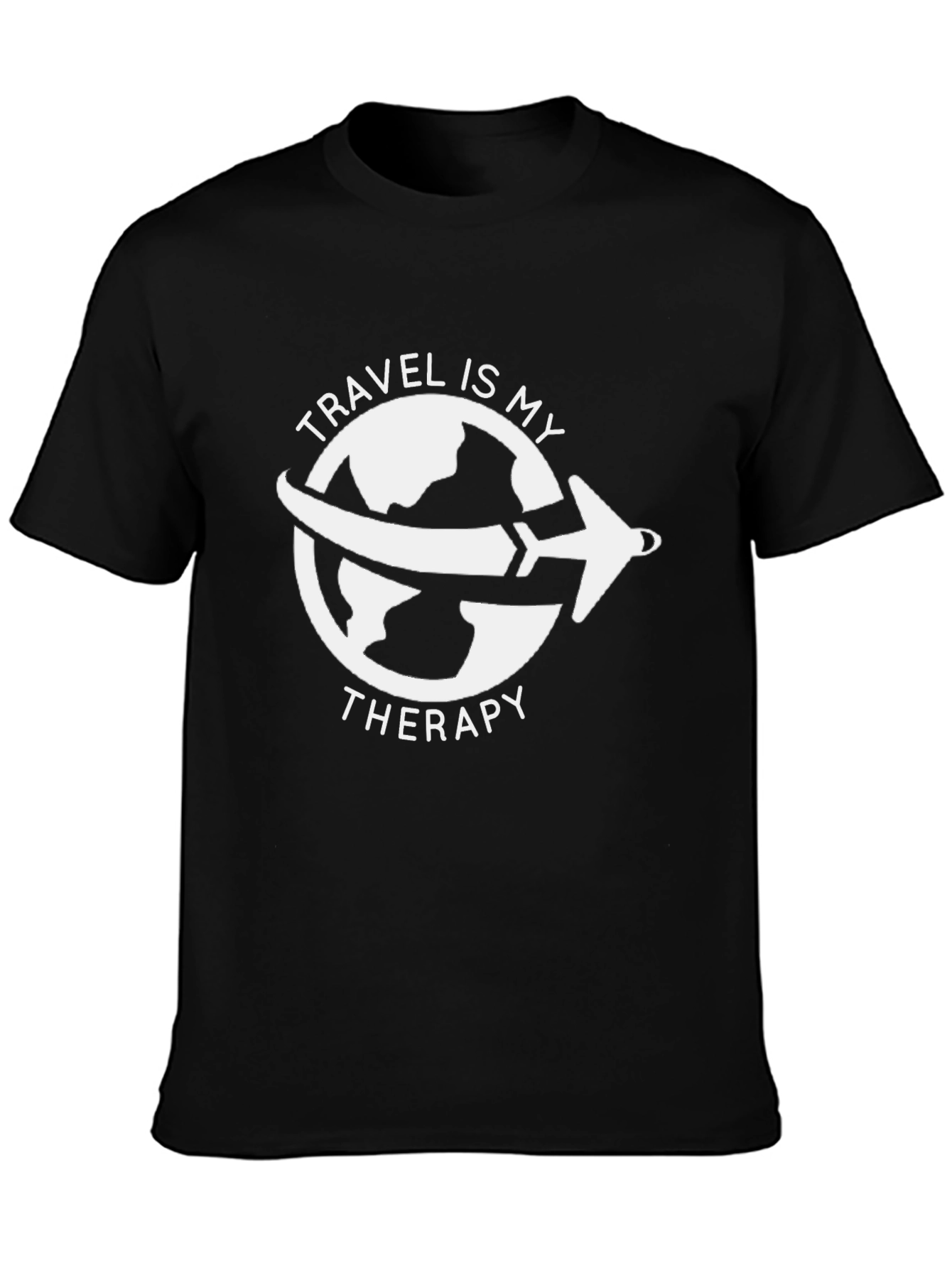 Travel Is My Therapy Graphic Tee - Adventure Shirt
