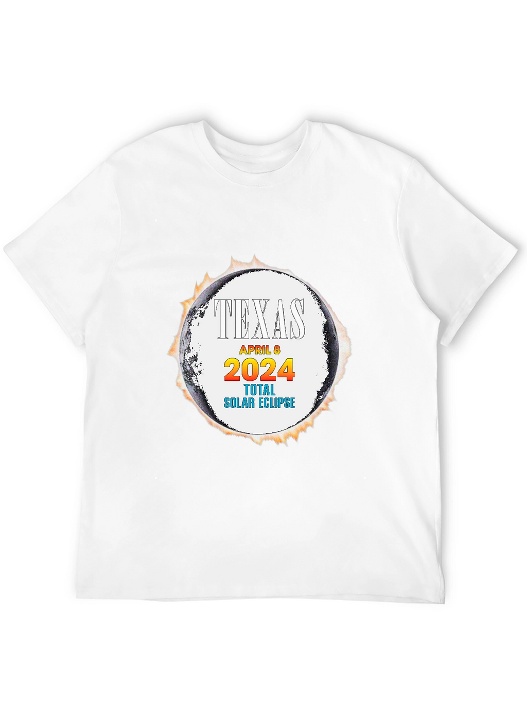 Texas Total Solar Eclipse April 8 2024 T-Shirt