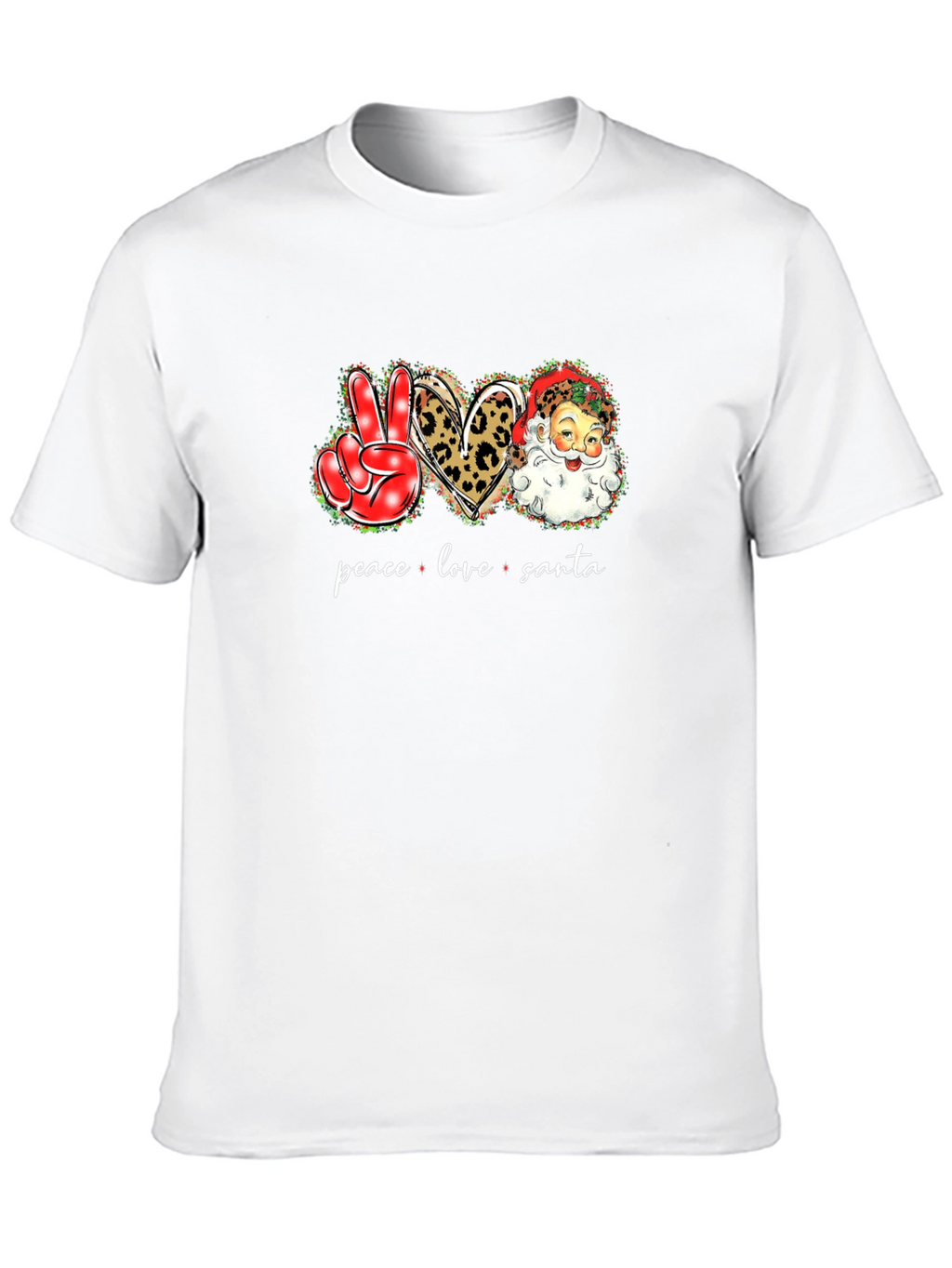 Peace Love Santa T-Shirt
