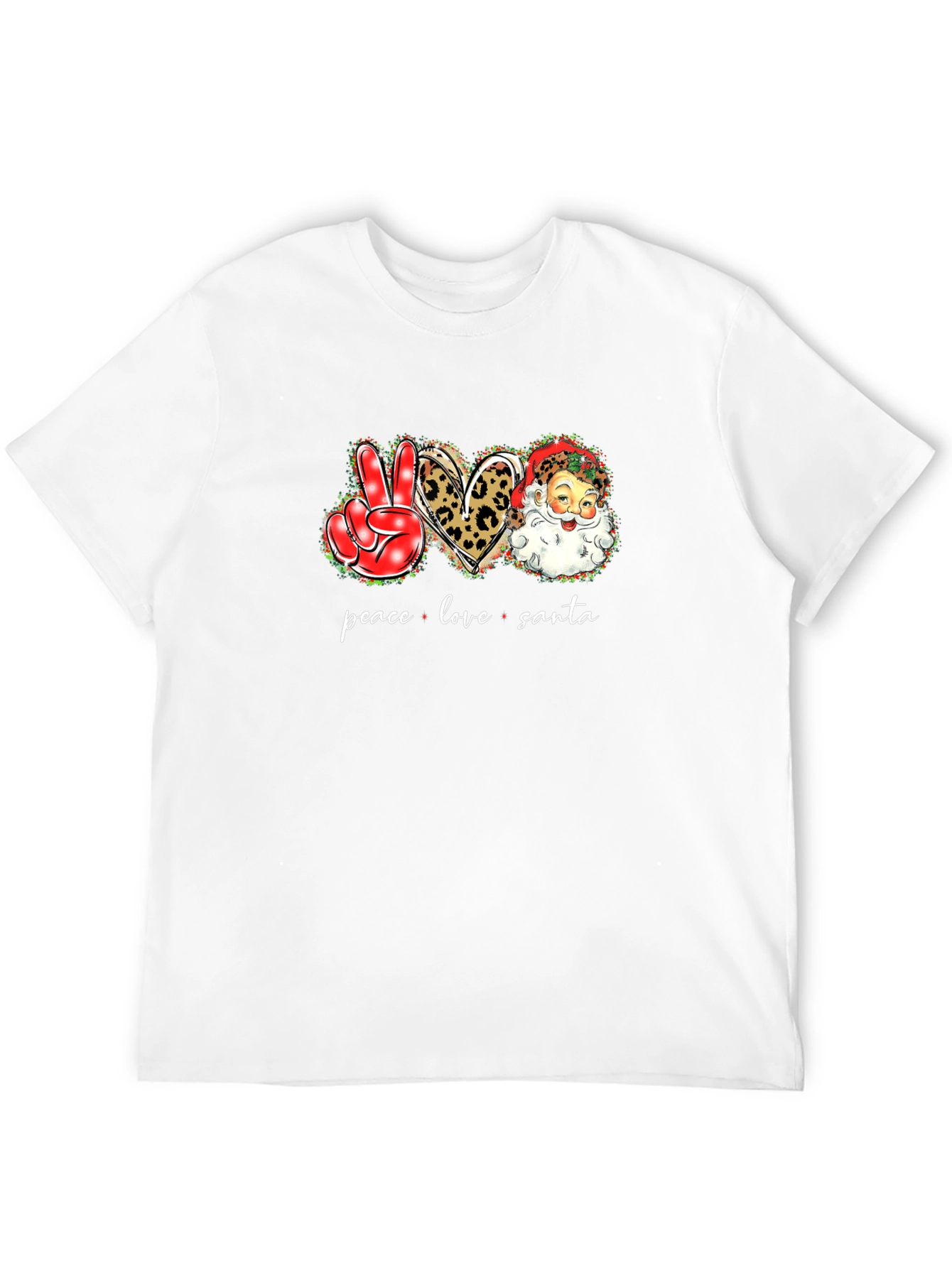 Peace Love Santa T-Shirt