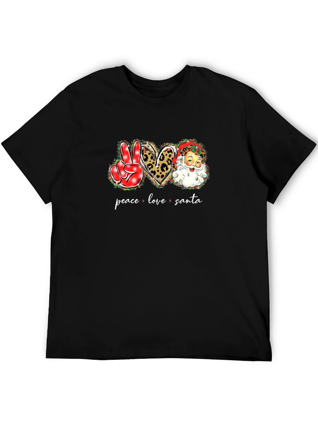 Peace Love Santa T-Shirt