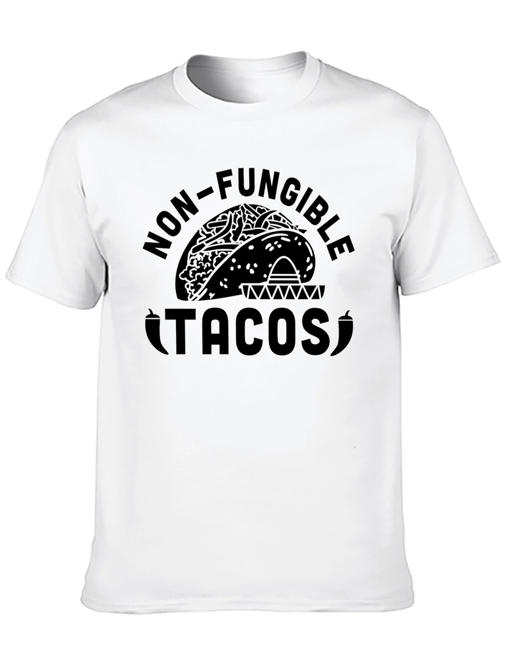 Non-Fungible Tacos Graphic Tee - Black