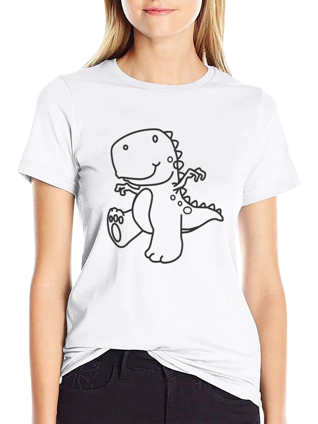 Dino Graphic Tee - Casual Comfort