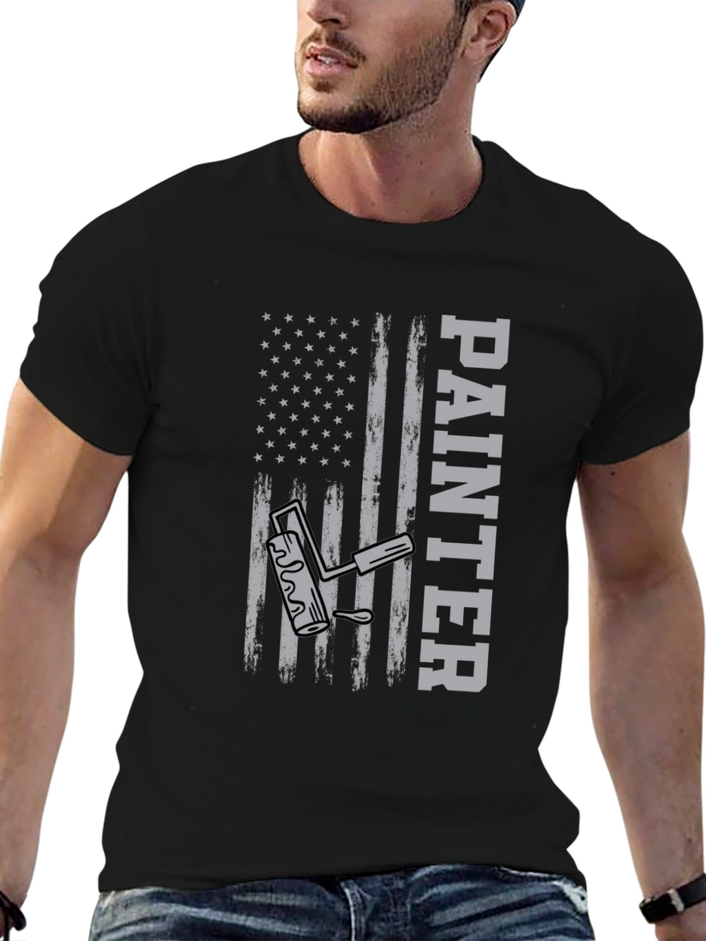 Painter American Flag T-Shirt