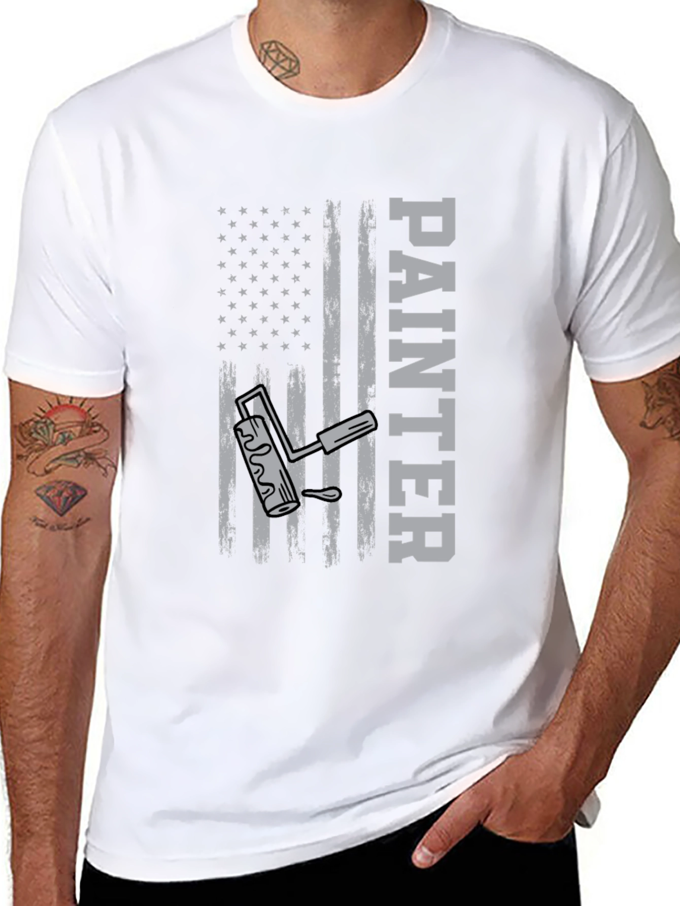 Painter American Flag T-Shirt