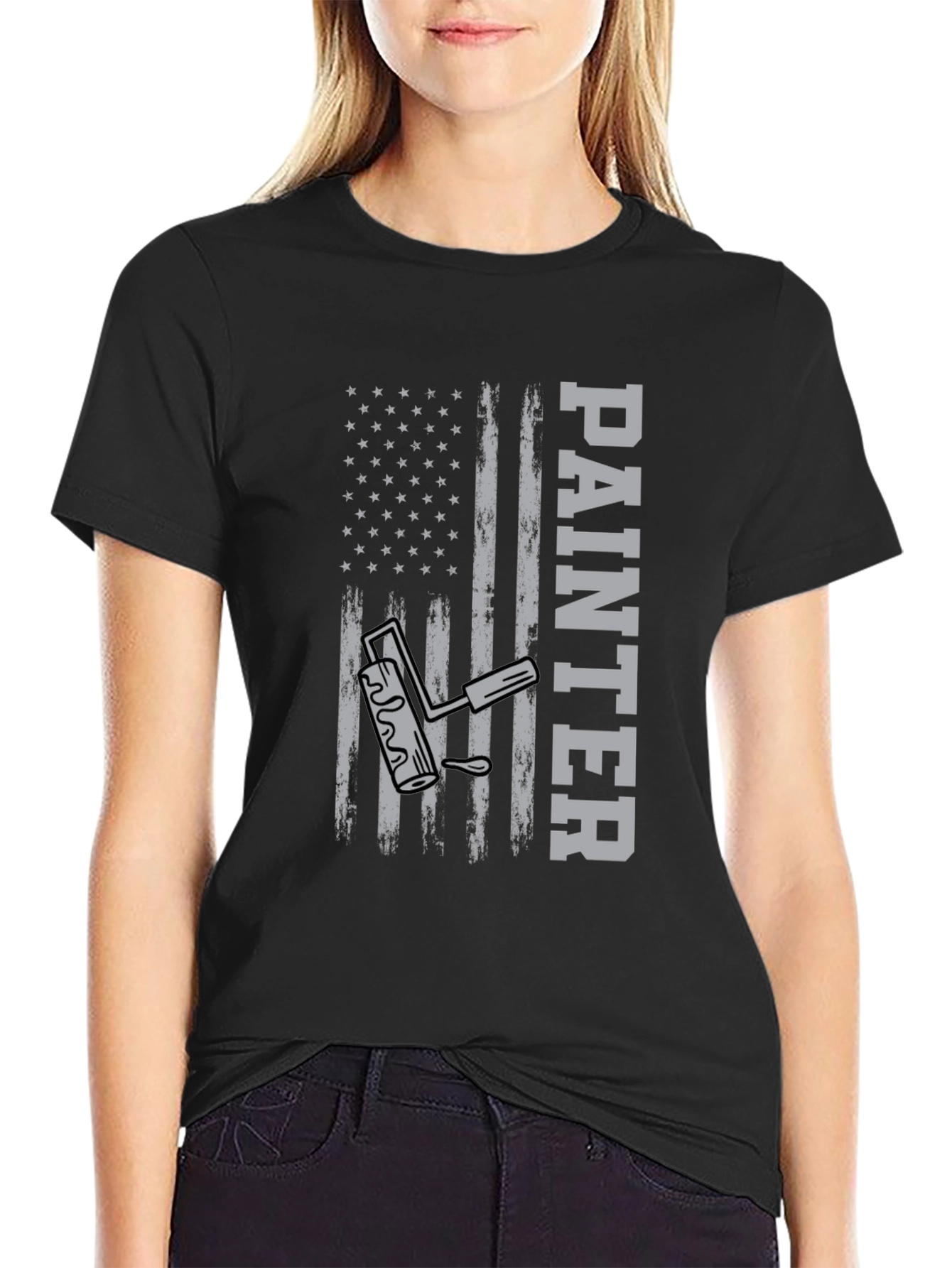 Painter American Flag T-Shirt