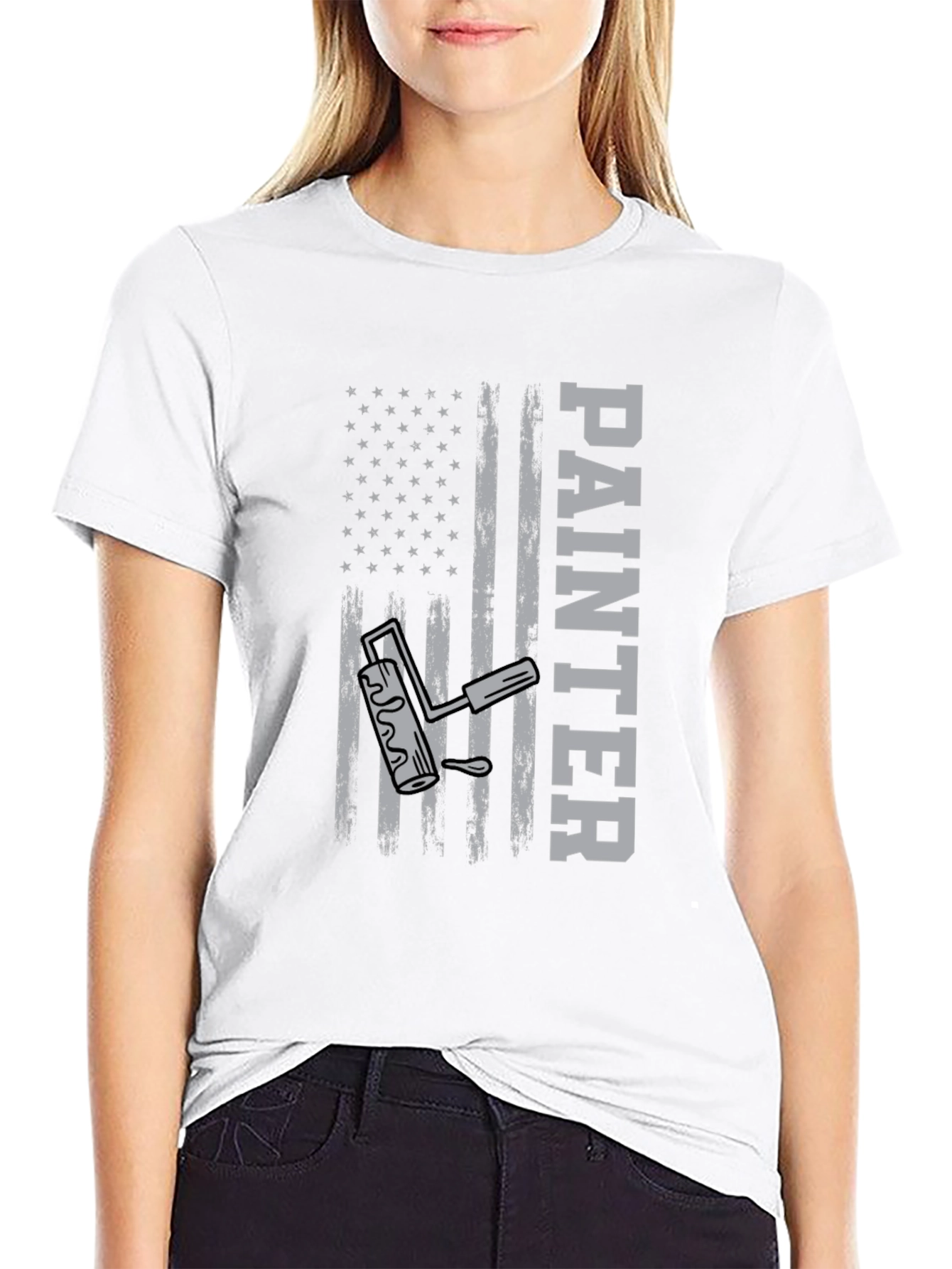 Painter American Flag T-Shirt
