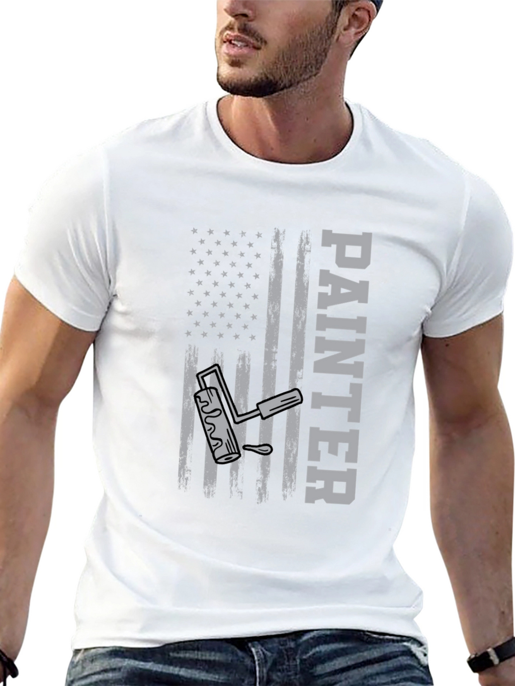 Painter American Flag T-Shirt