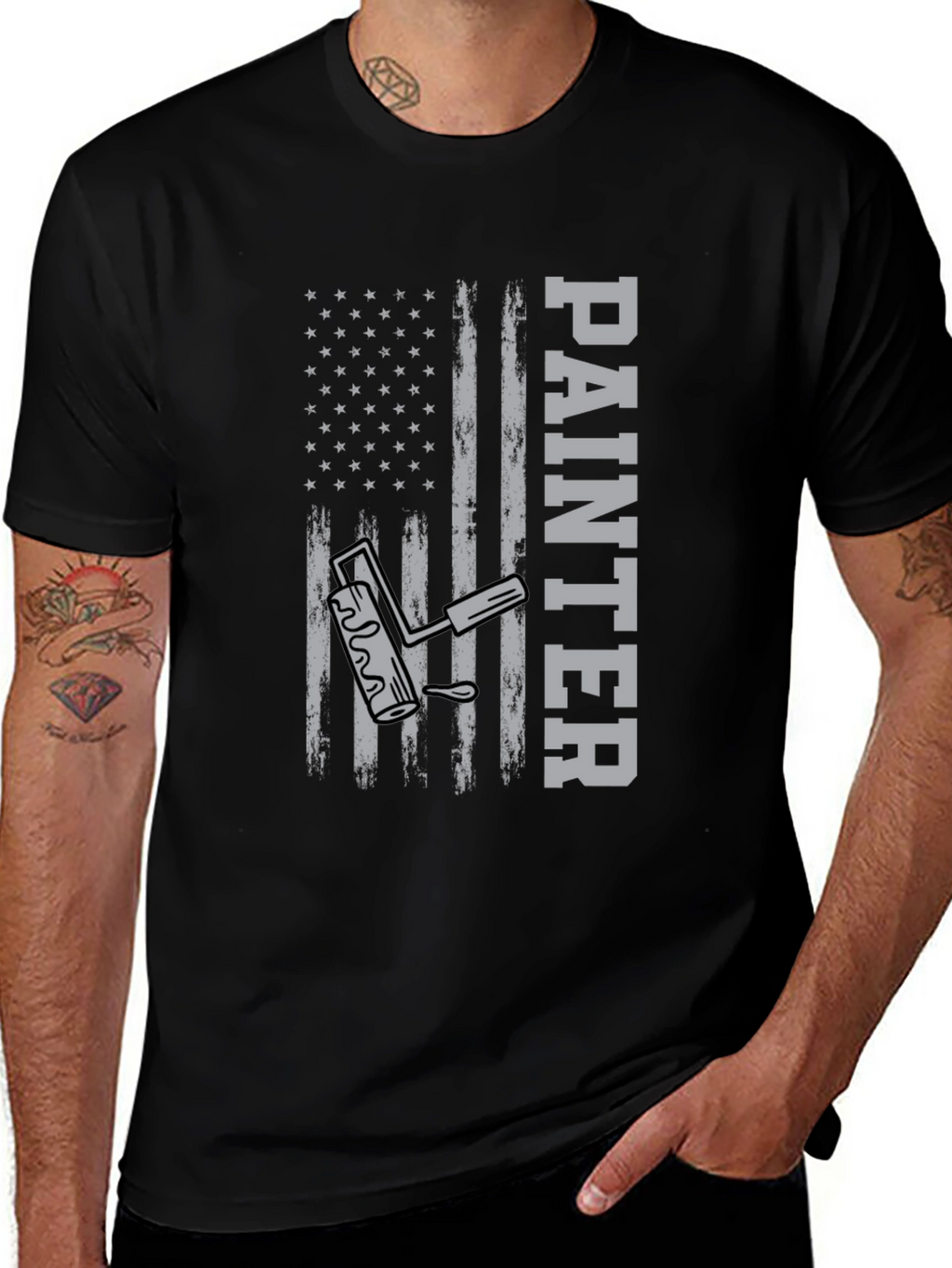 Painter American Flag T-Shirt