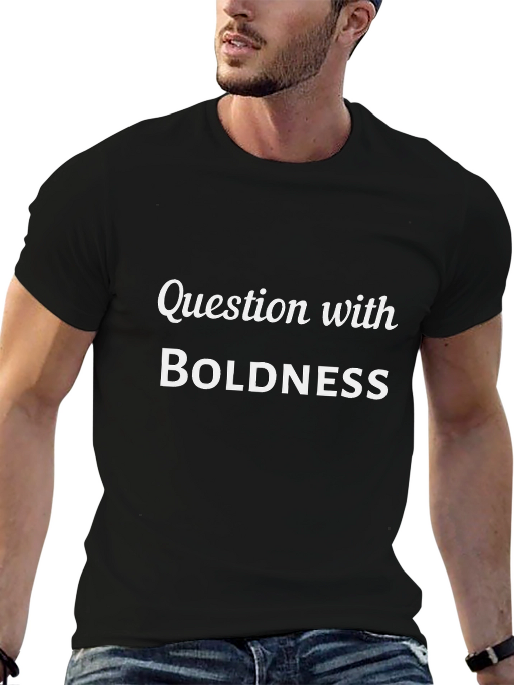 Question With Boldness Graphic Tee