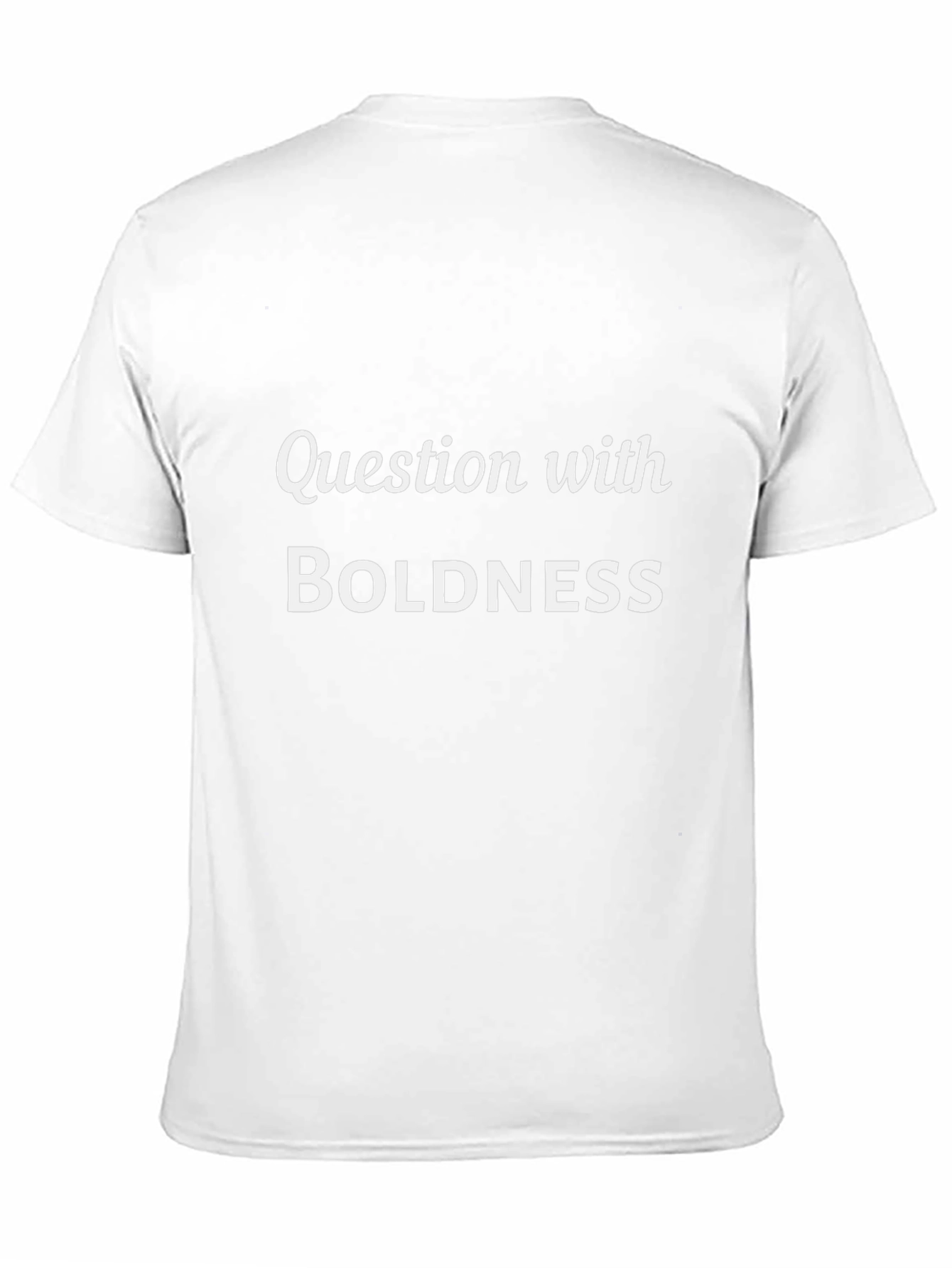 Question With Boldness Graphic Tee