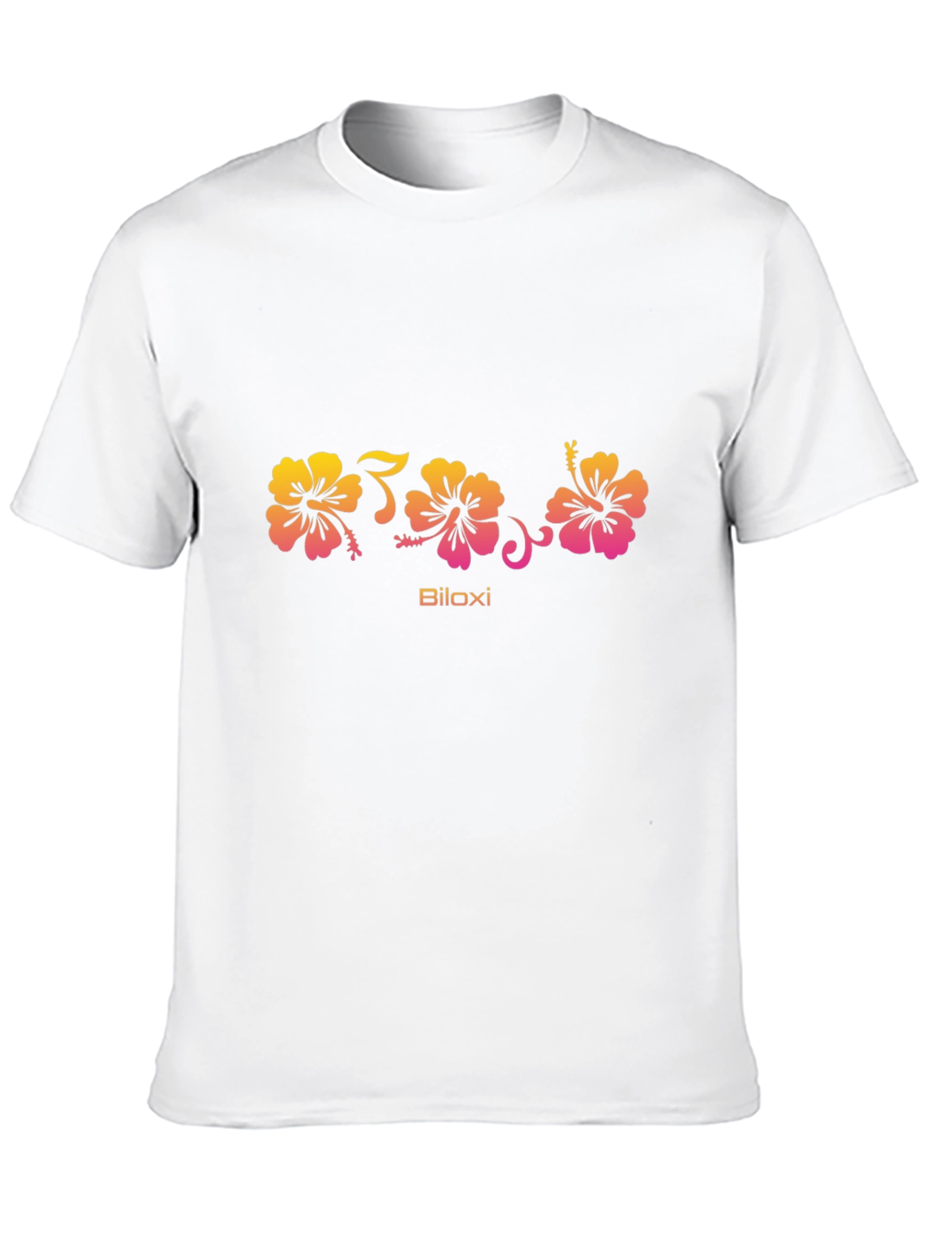Biloxi Floral Black T-Shirt