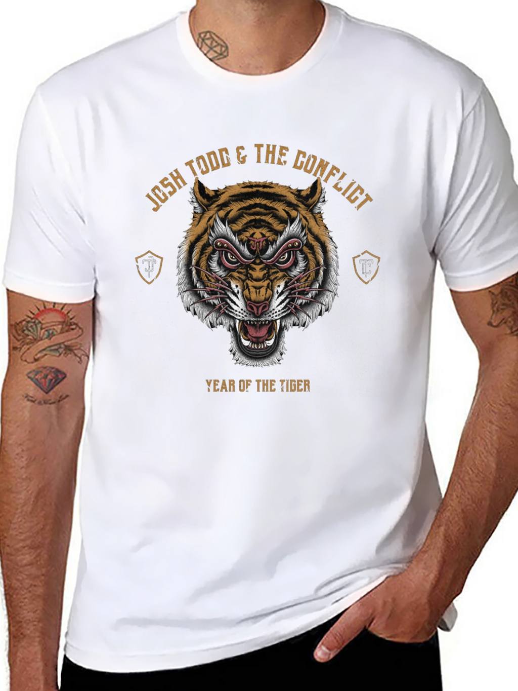Josh Todd & The Conflict Tiger Graphic Tee
