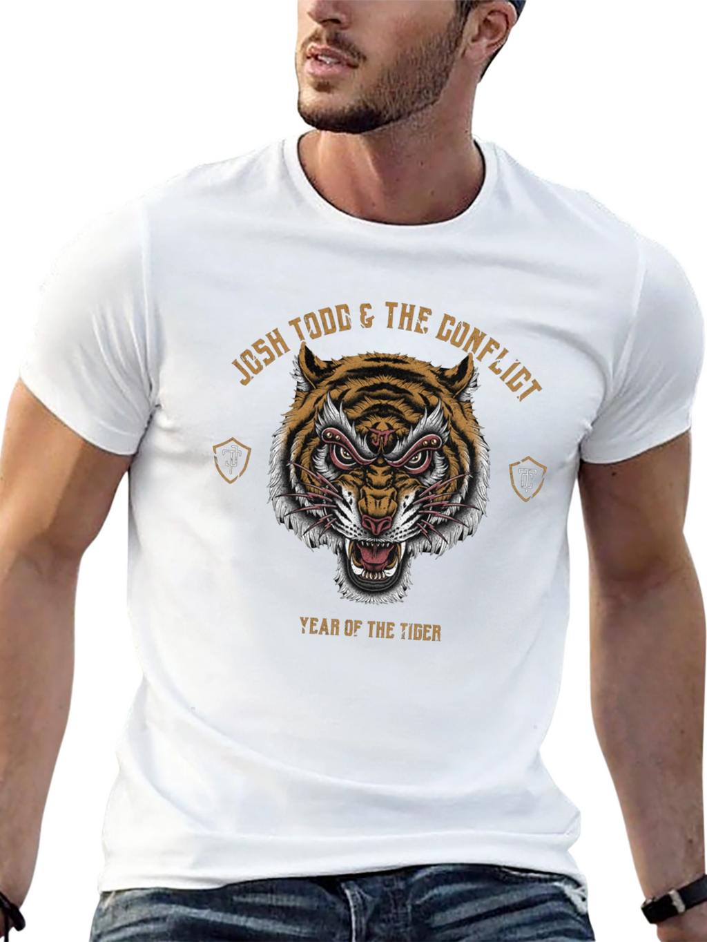 Josh Todd & The Conflict Tiger Graphic Tee