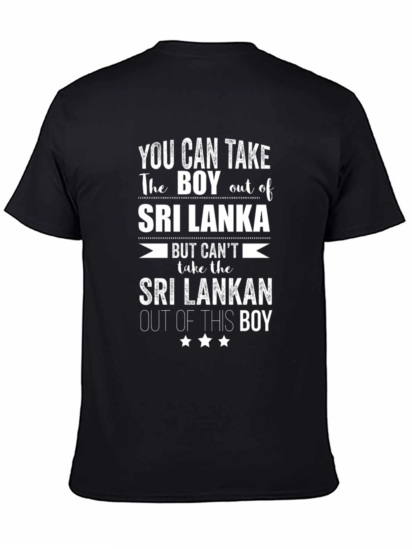 Sri Lanka Pride Tee - You Can Take the Boy Out...