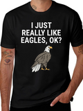 I Like Eagles OK? Graphic Tee
