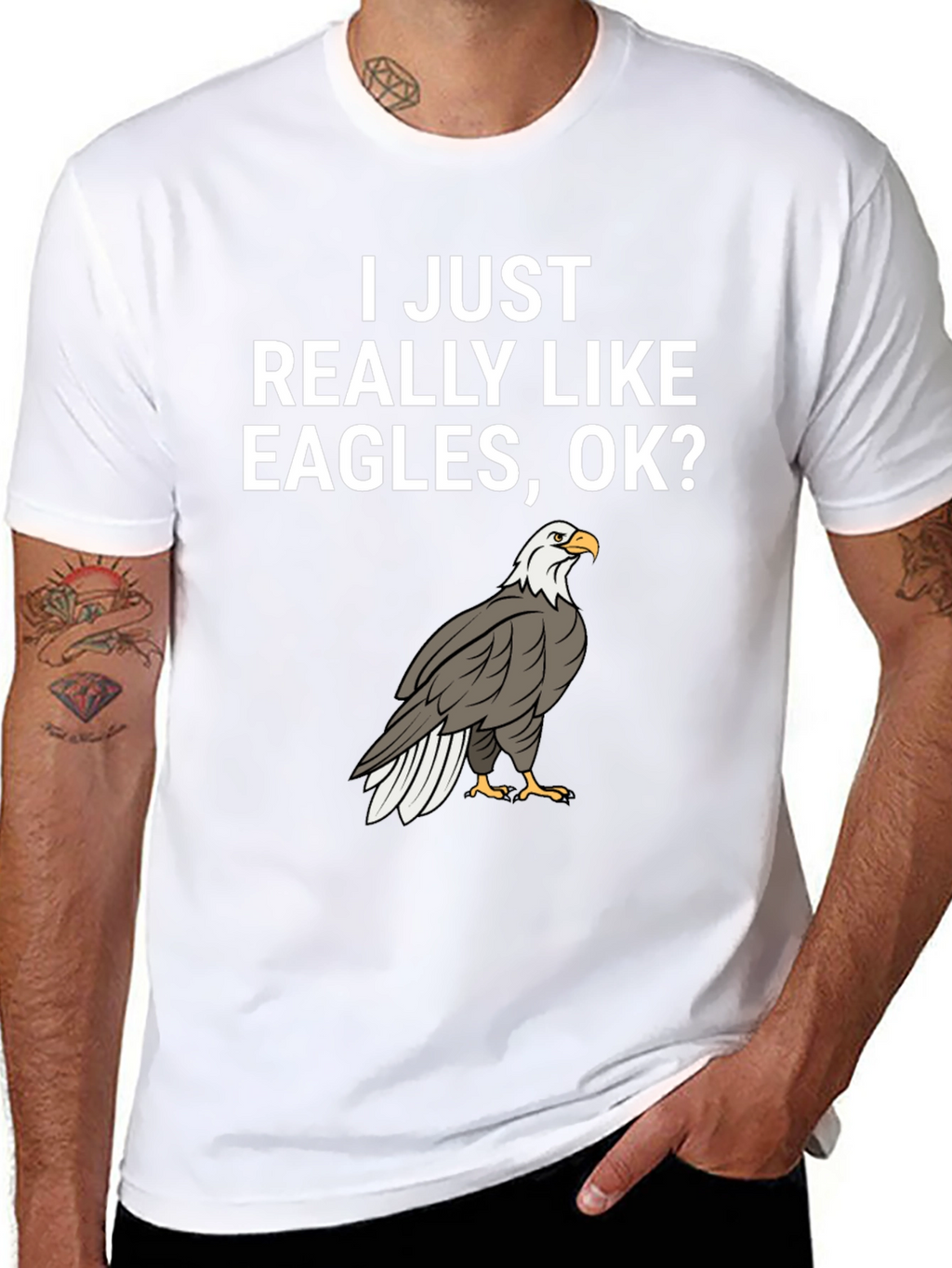 I Like Eagles OK? Graphic Tee