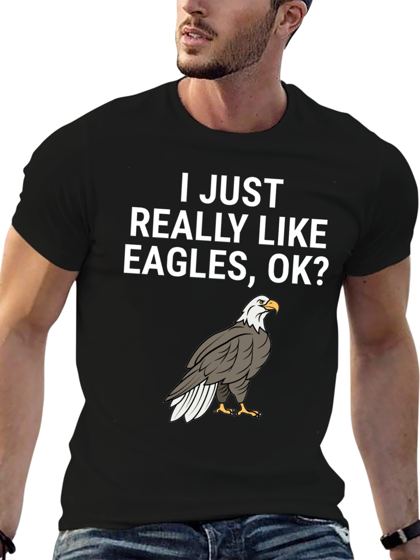 I Like Eagles OK? Graphic Tee