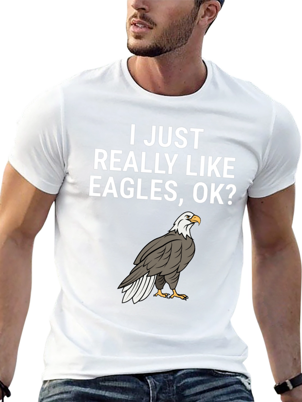 I Like Eagles OK? Graphic Tee