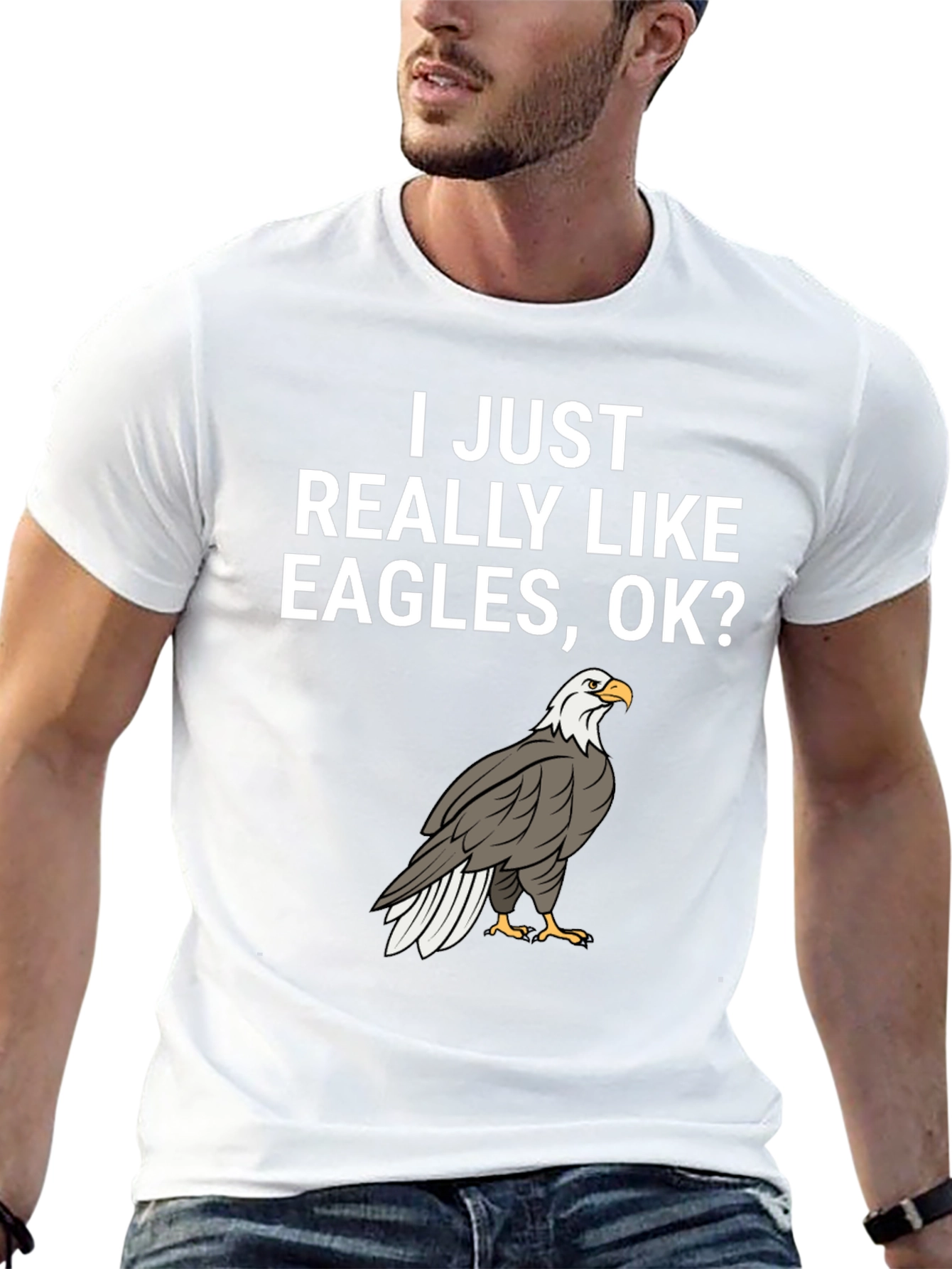 I Like Eagles OK? Graphic Tee
