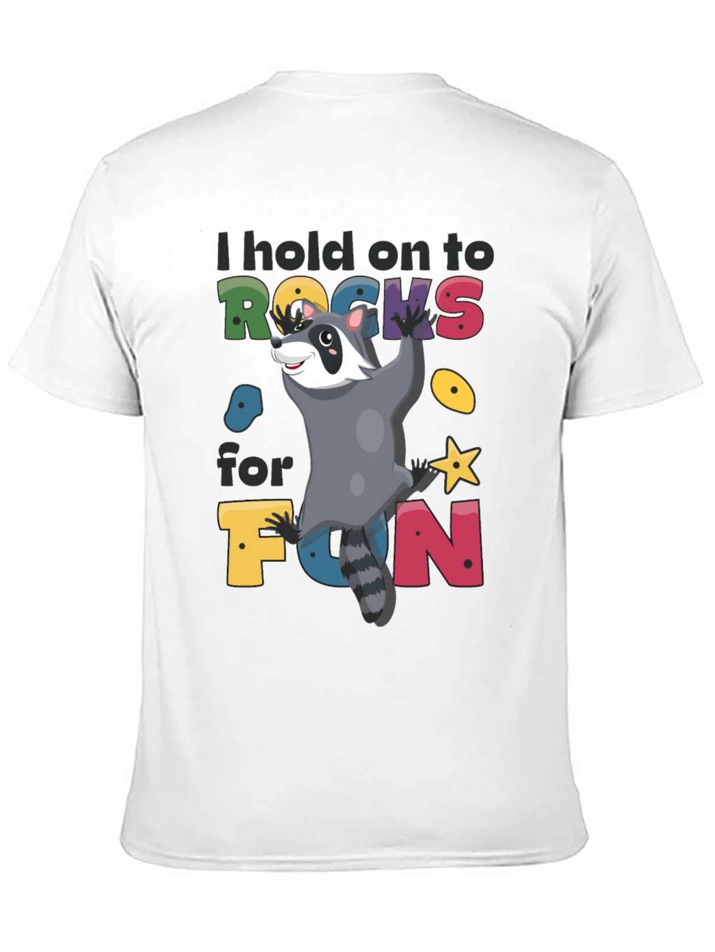 Climbing Raccoon Graphic T-Shirt