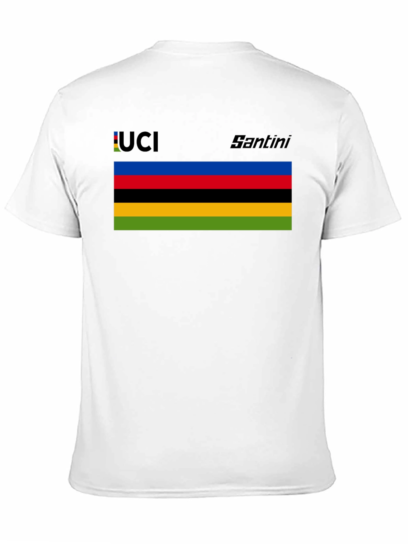 UCI Santini Black T-Shirt - Cycling Fan Apparel