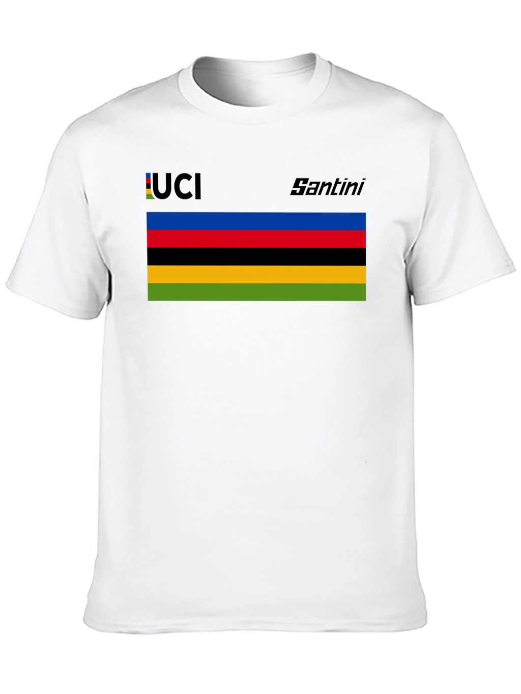 UCI Santini Black T-Shirt - Cycling Fan Apparel