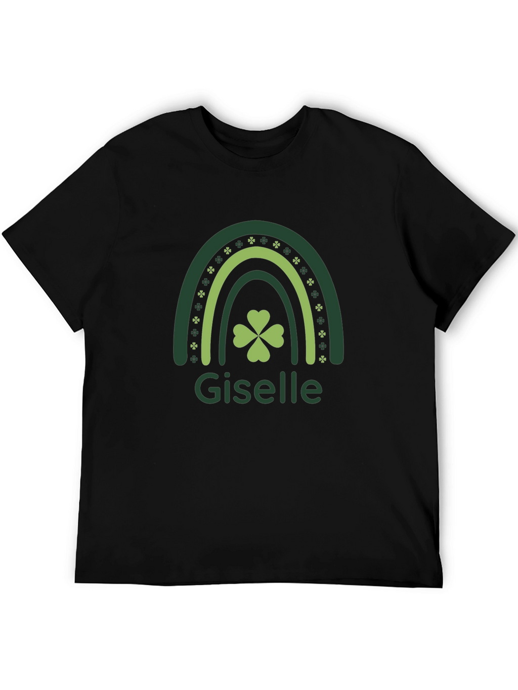 Giselle St. Patricks Day Shamrock Rainbow T-Shirt