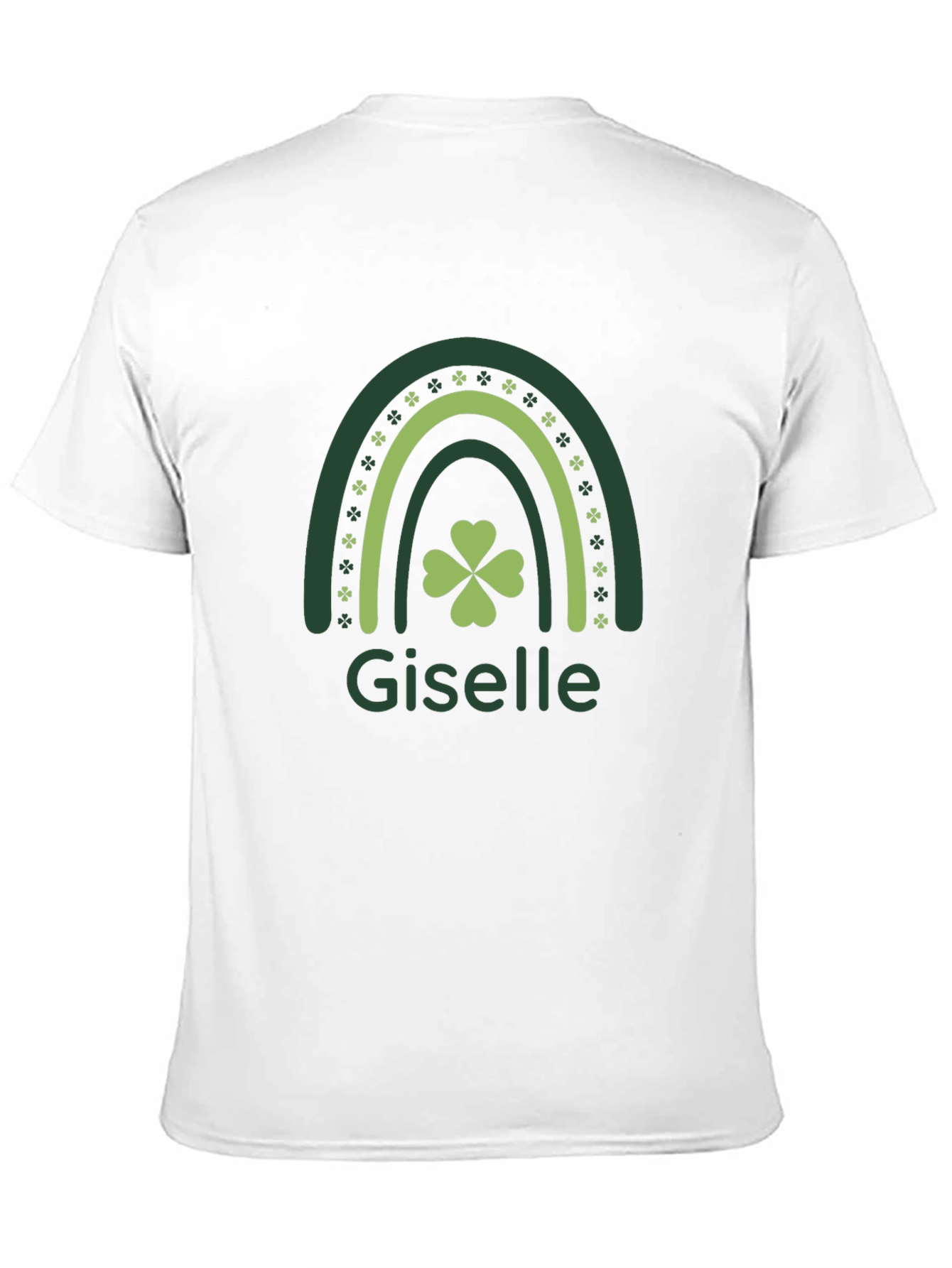 Giselle St. Patricks Day Shamrock Rainbow T-Shirt