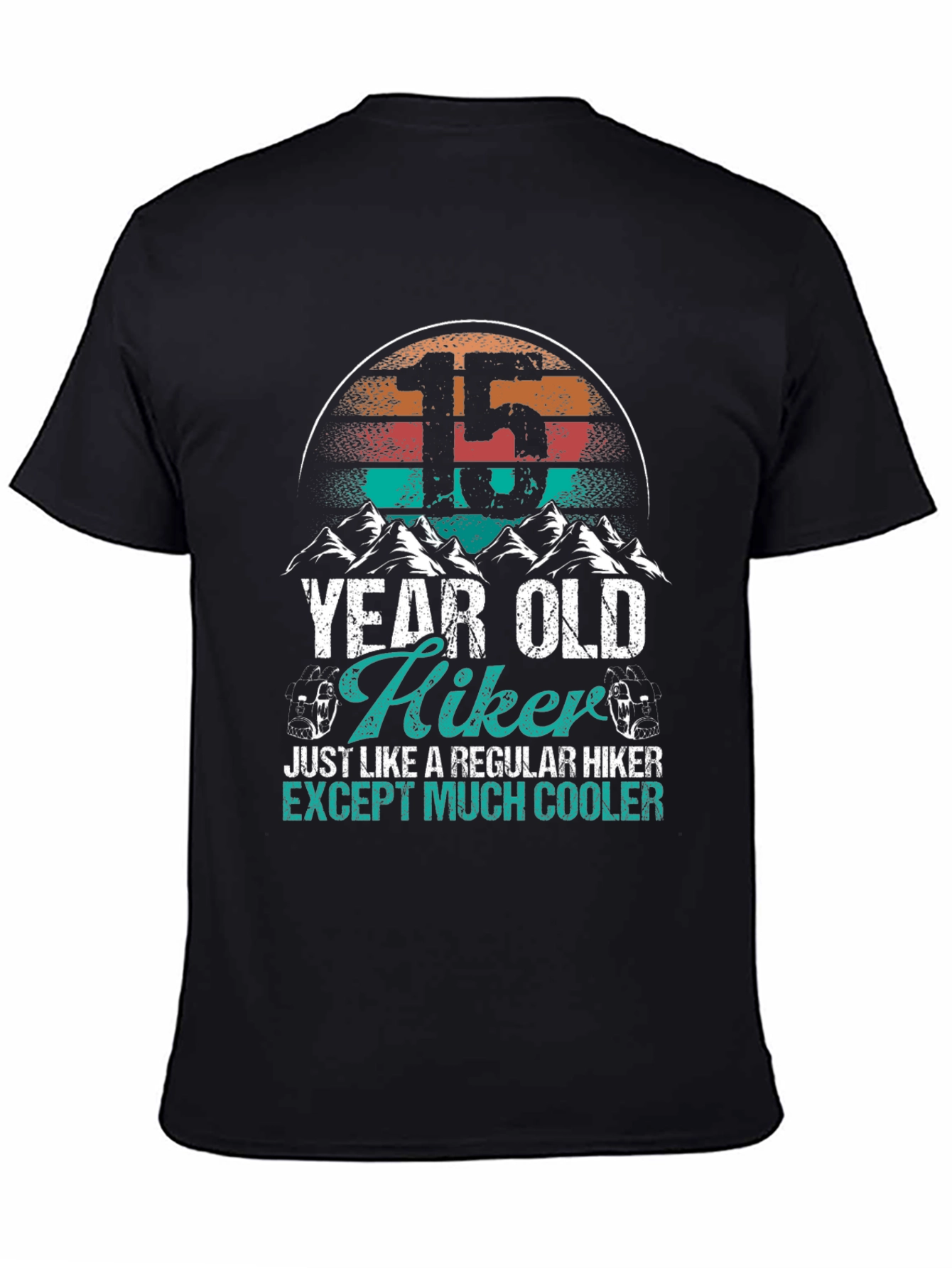 15 Year Old Hiker Tee: Cool Outdoor Adventure Shirt