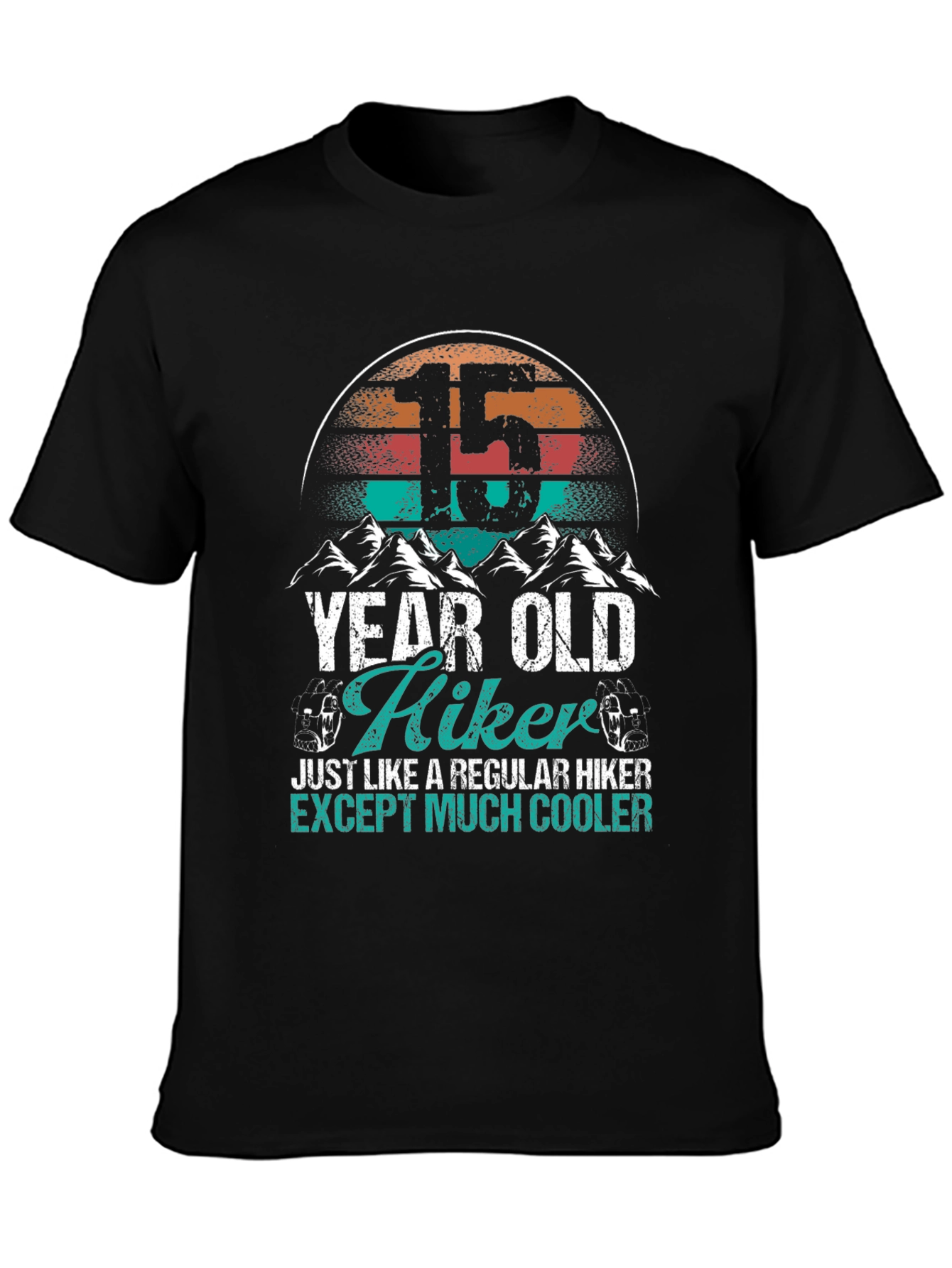 15 Year Old Hiker Tee: Cool Outdoor Adventure Shirt