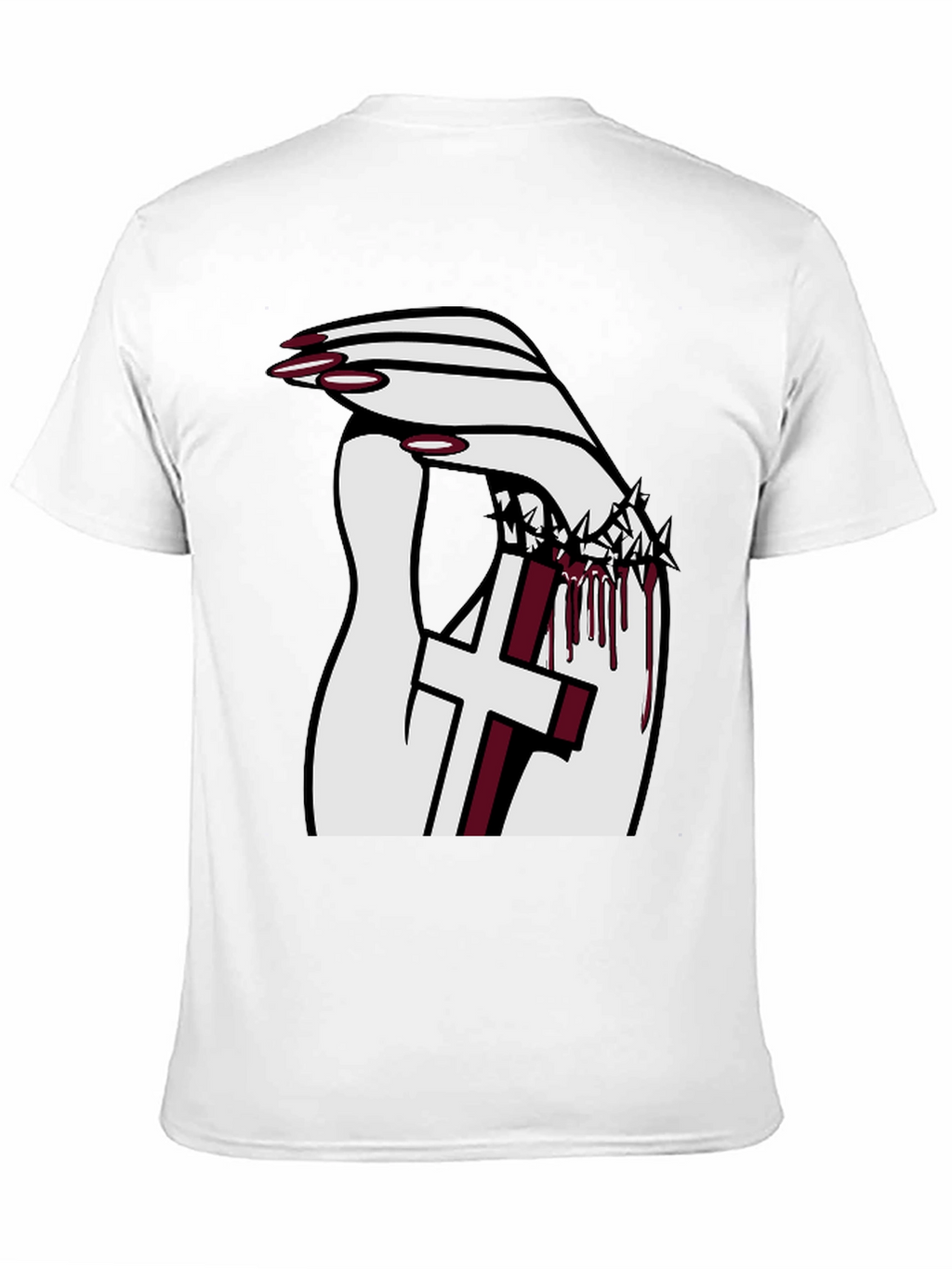 Gothic Cross Crown T-Shirt