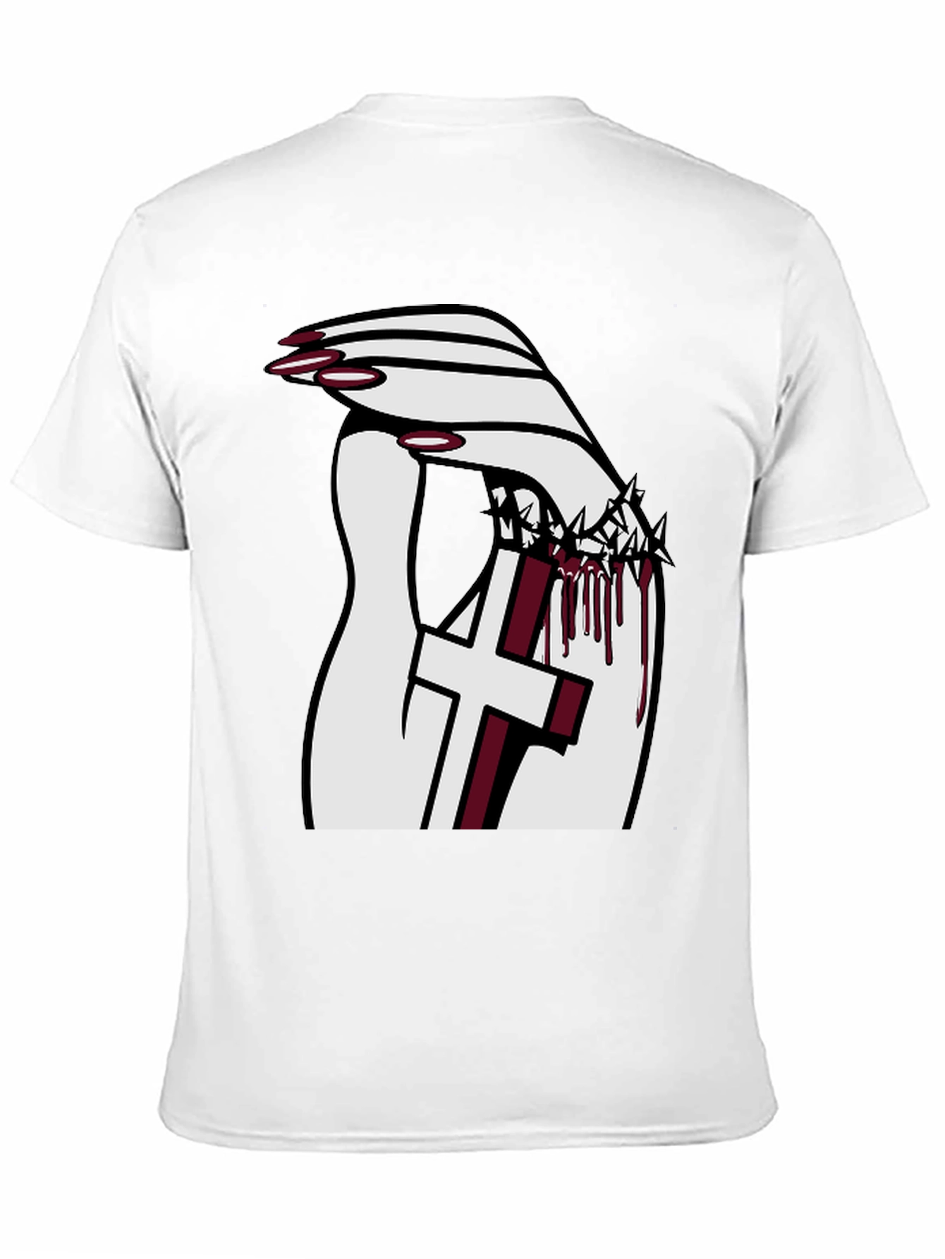 Gothic Cross Crown T-Shirt