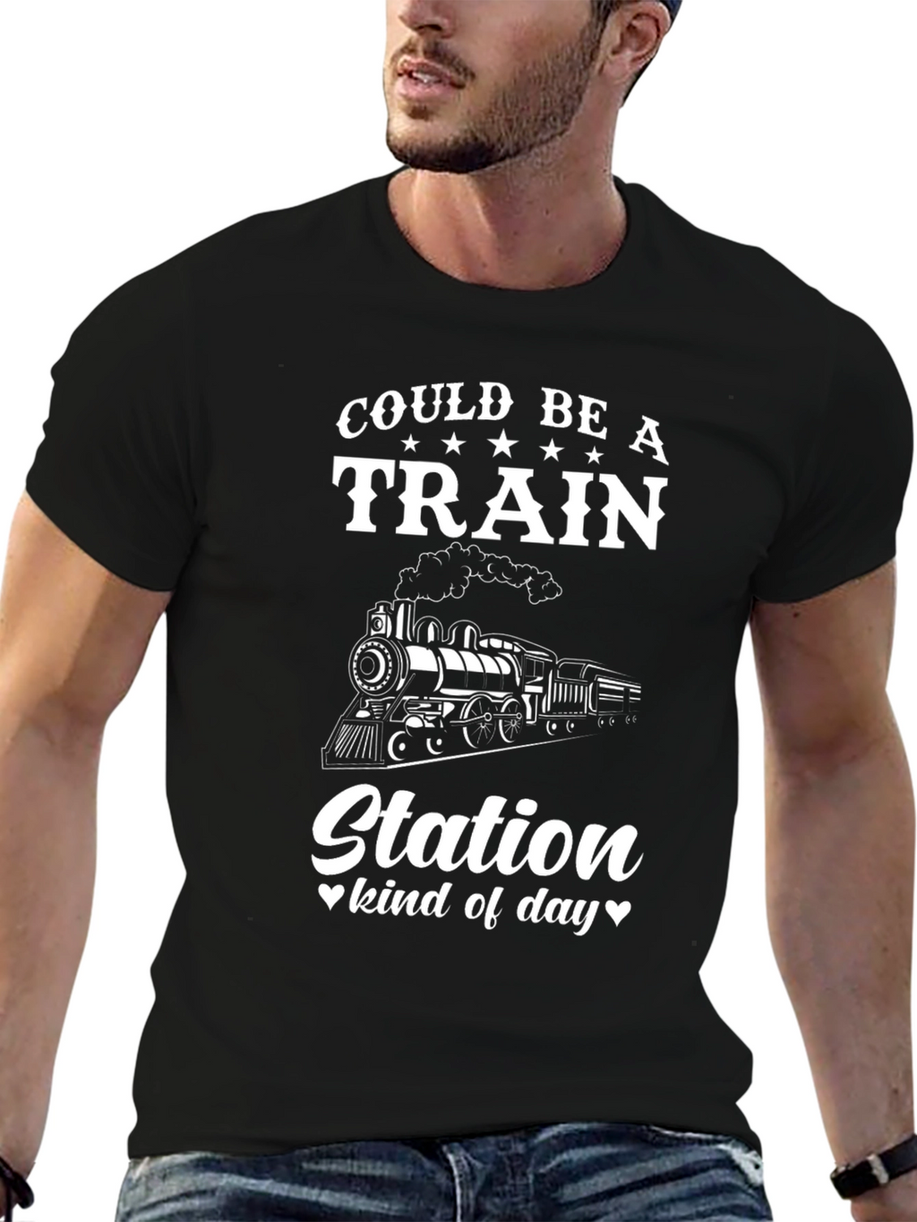 Train Station Kind of Day Graphic Tee