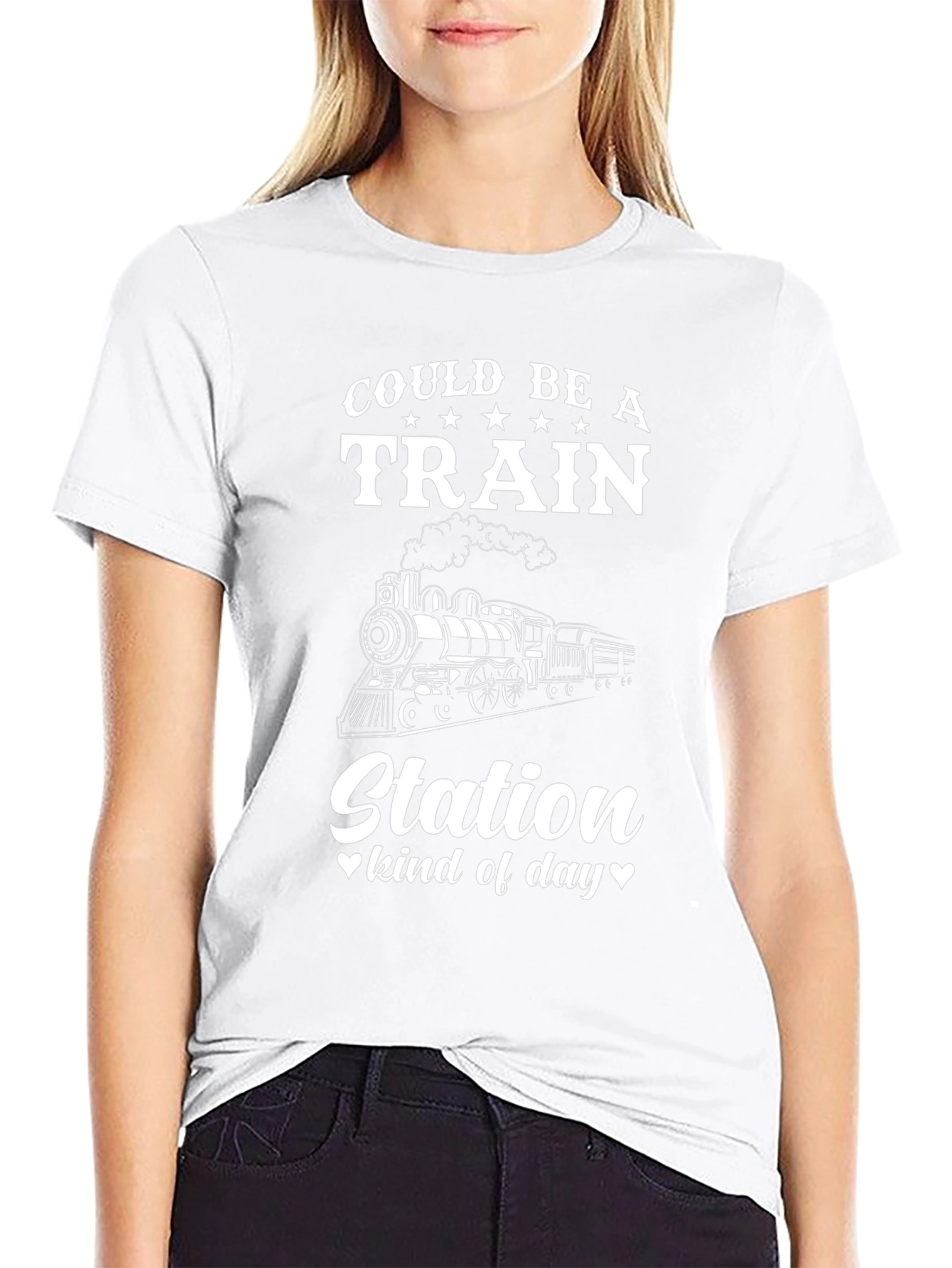 Train Station Kind of Day Graphic Tee