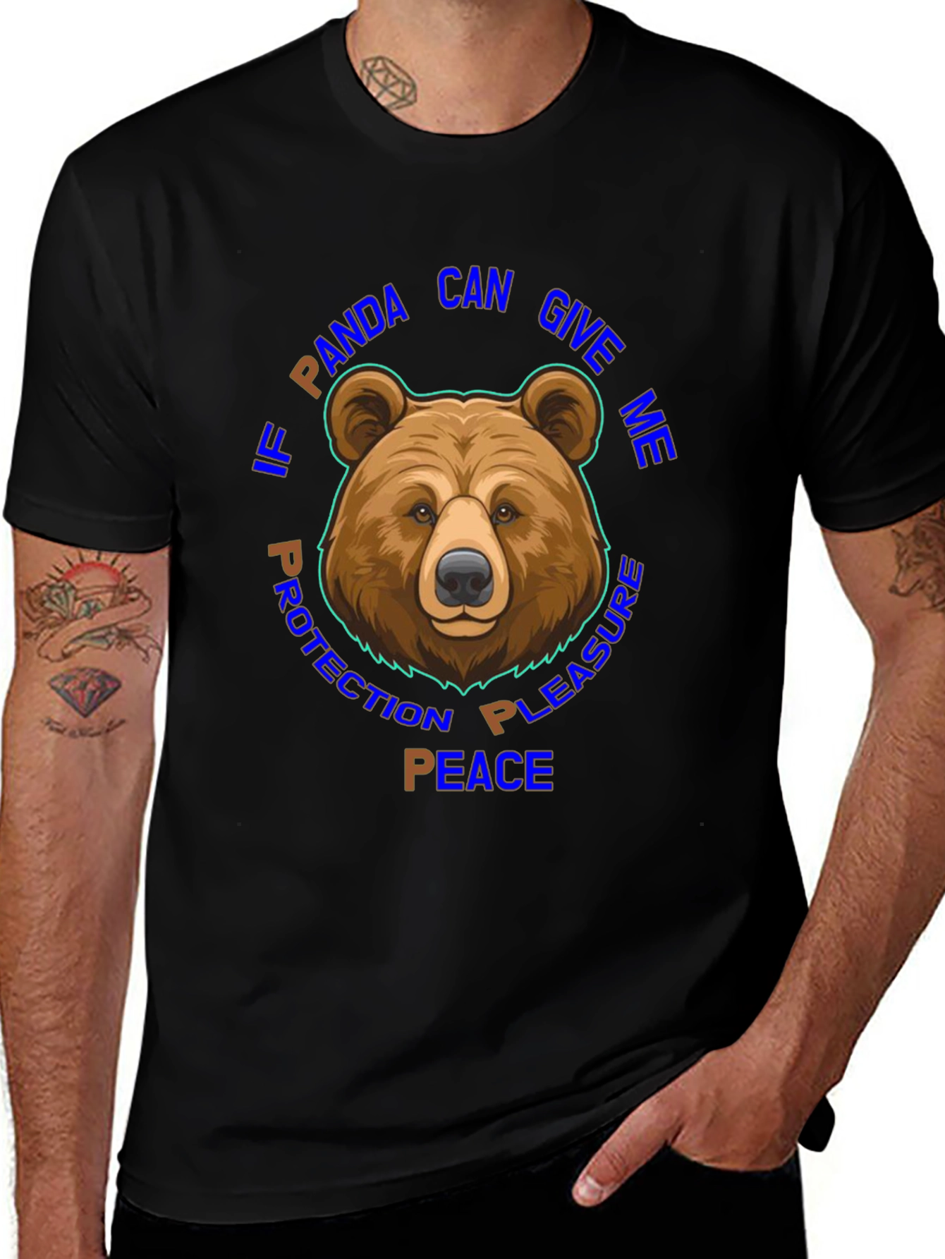 Panda Protection Graphic Tee
