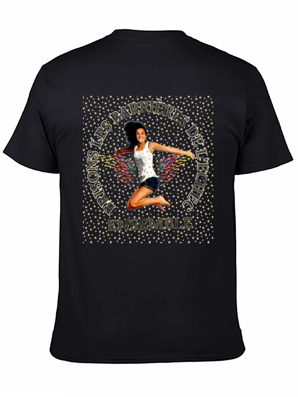 Motivational Graphic T-Shirt - Prisons Les Barrieres