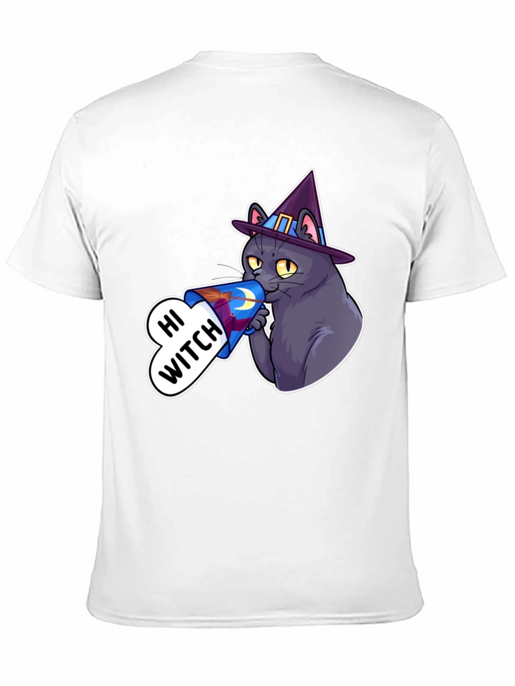 Hi Witch Cat T-Shirt - Halloween Apparel