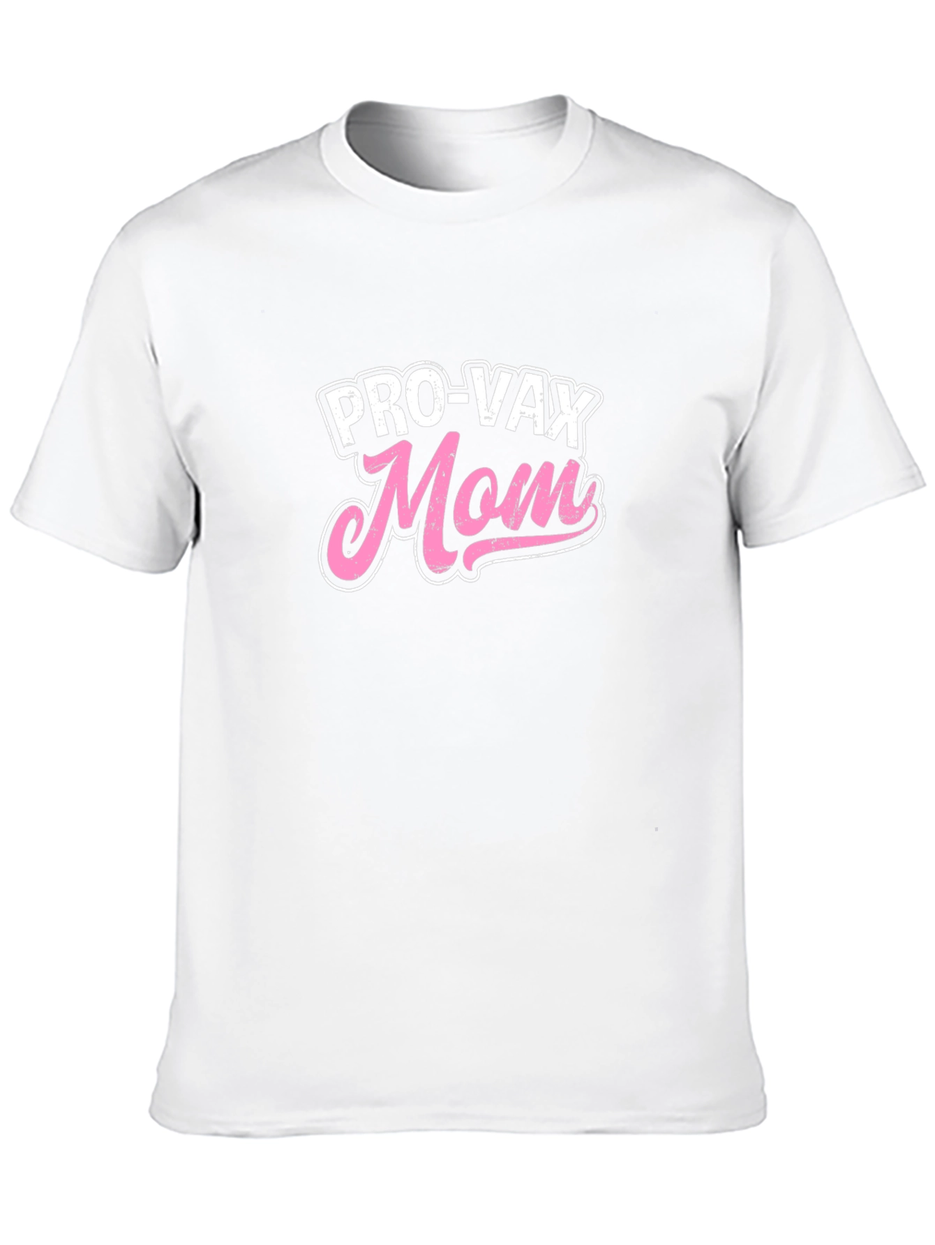 Pro-Vax Mom Graphic Tee - Black Casual T-Shirt