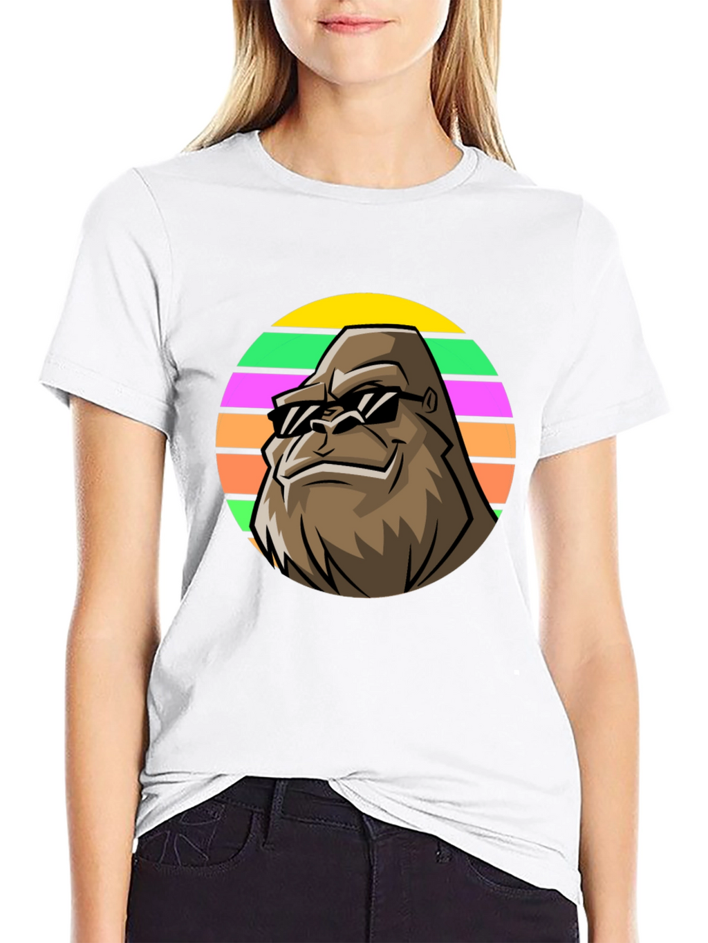 Cool Ape Graphic T-Shirt - Funky Retro Design