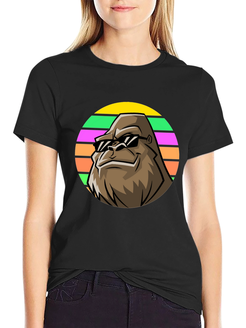 Cool Ape Graphic T-Shirt - Funky Retro Design