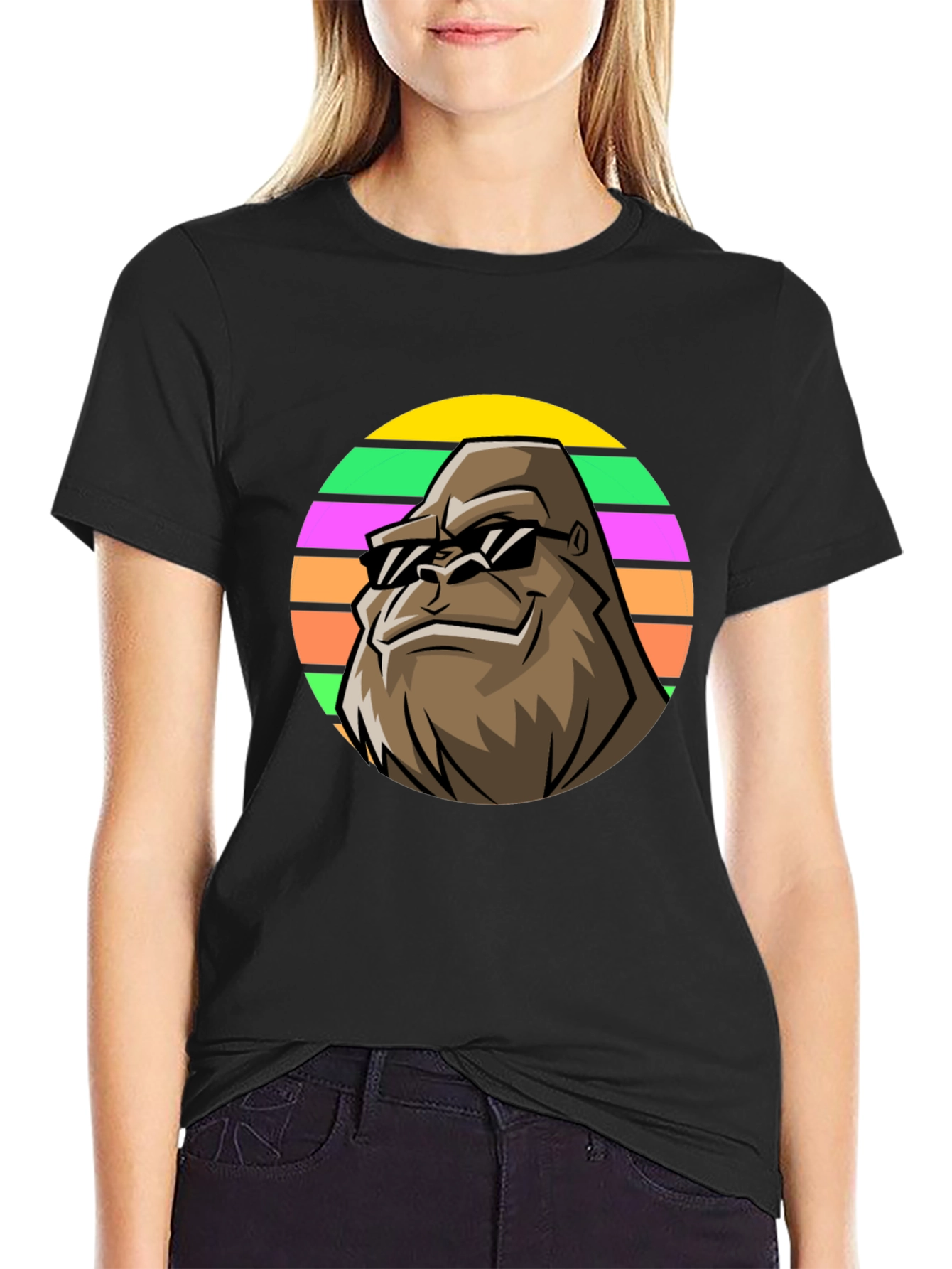 Cool Ape Graphic T-Shirt - Funky Retro Design