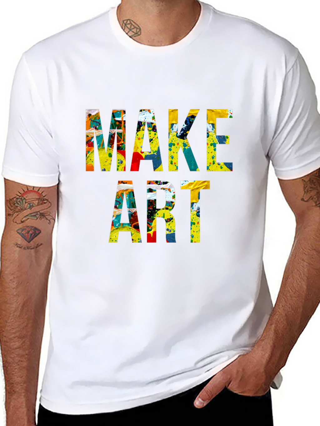 Make Art Graphic T-Shirt